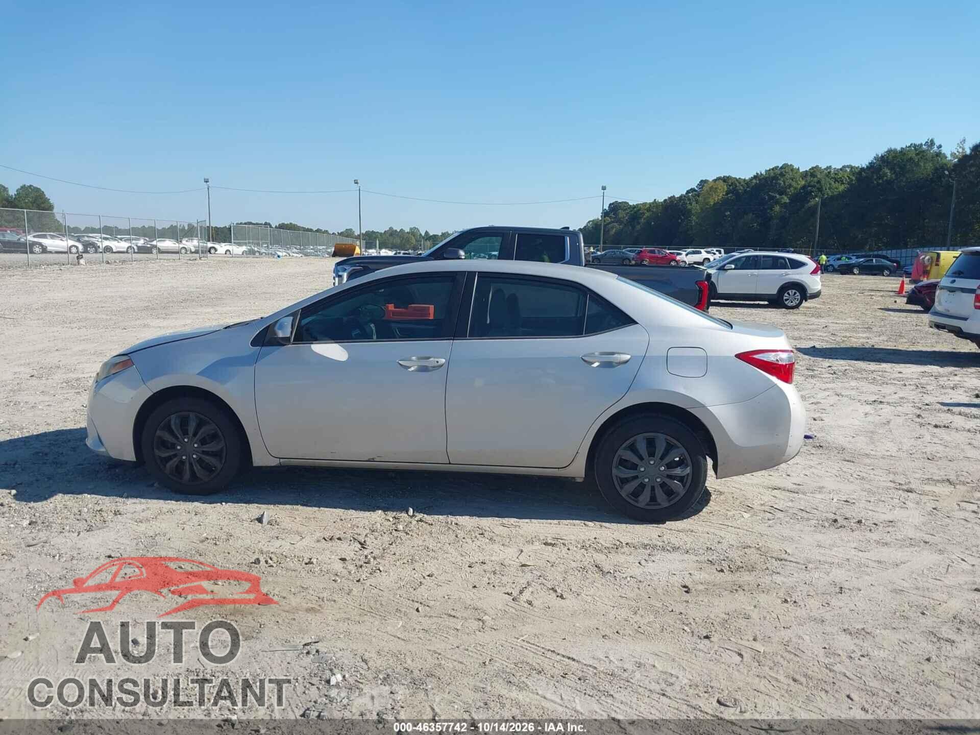 TOYOTA COROLLA 2014 - 2T1BURHE9EC004210
