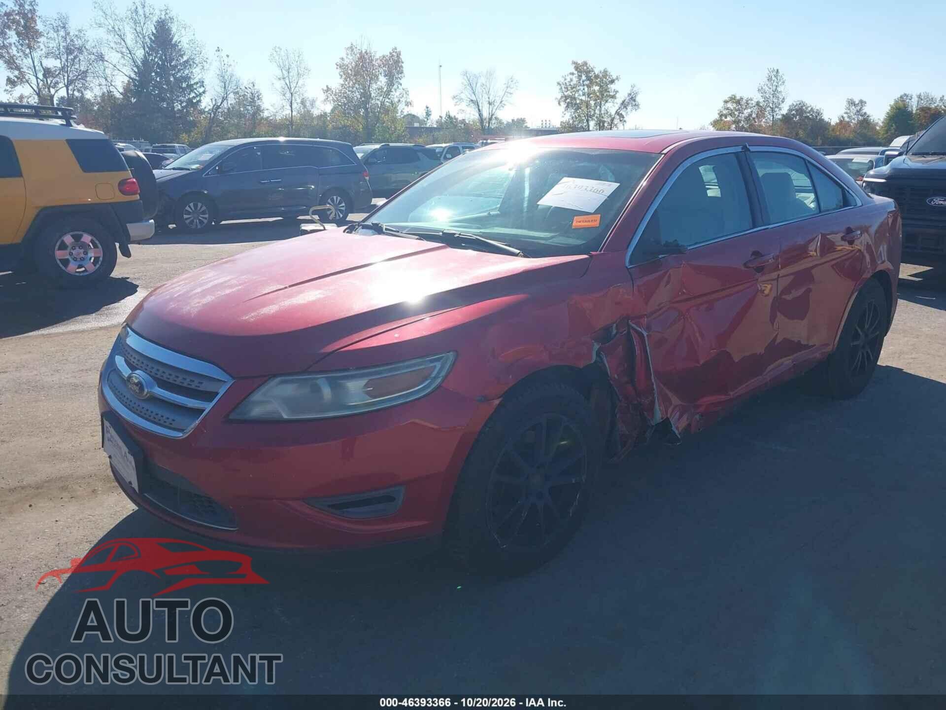 FORD TAURUS 2010 - 1FAHP2FW9AG166957