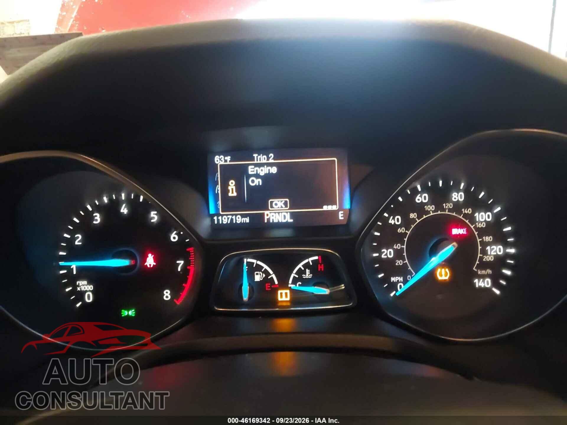 FORD FOCUS 2016 - 1FADP3F2XGL303986