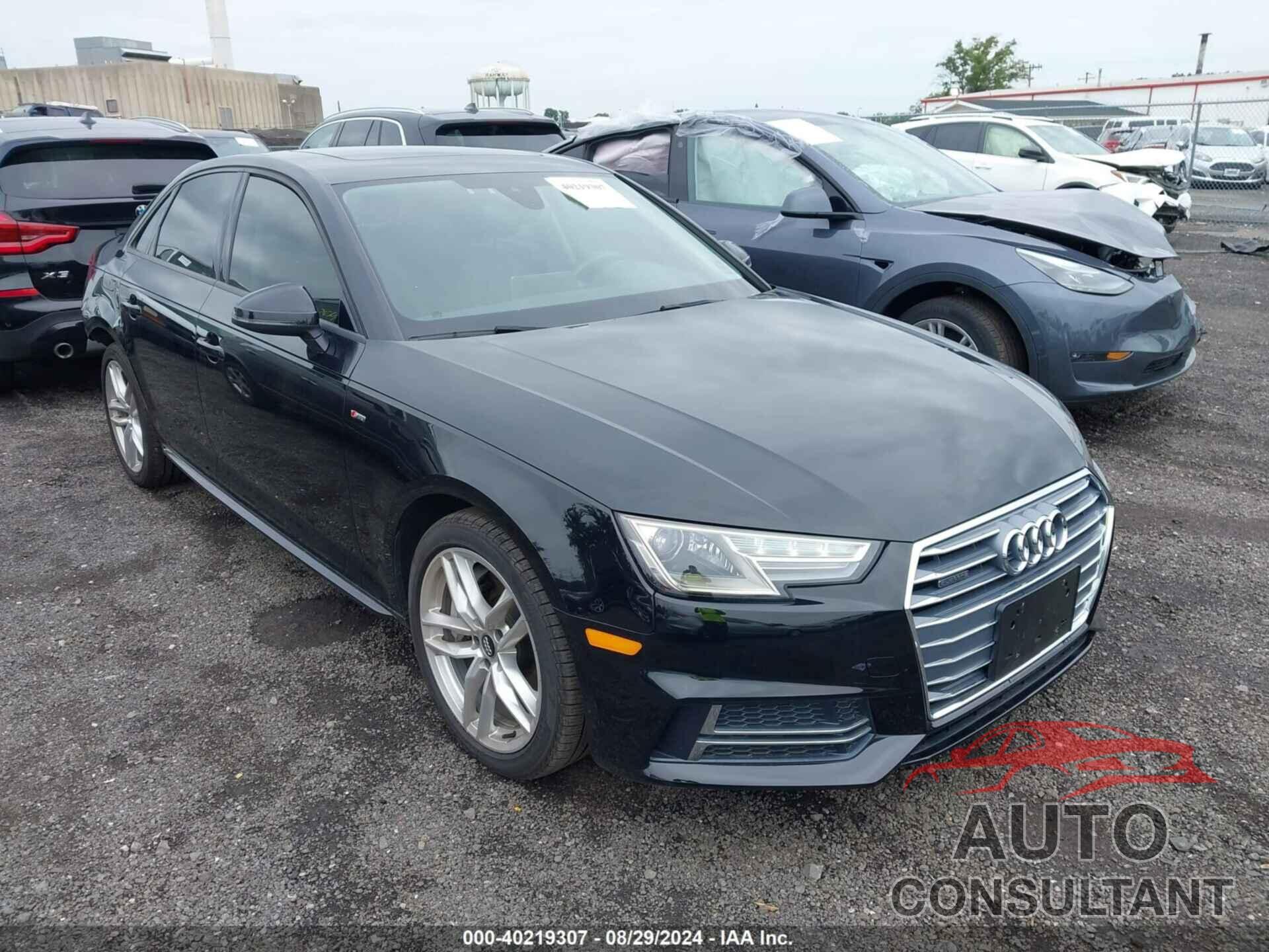 AUDI A4 2017 - WAUDNAF40HN040352