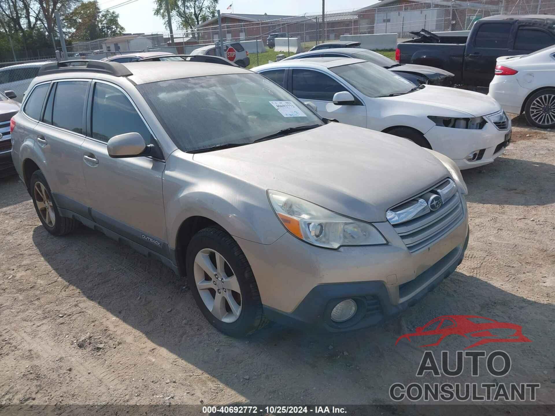 SUBARU OUTBACK 2014 - 4S4BRBCC6E3221197