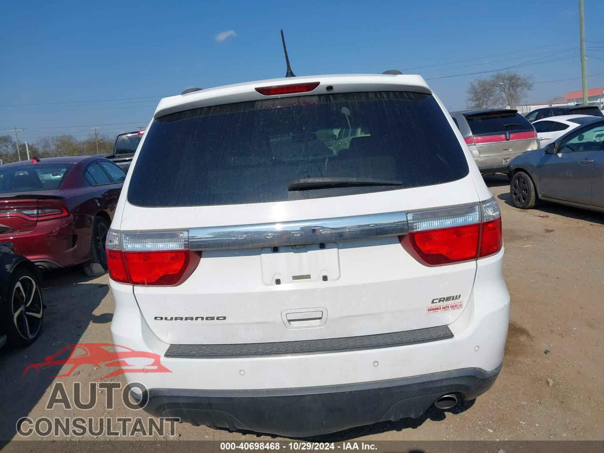 DODGE DURANGO 2013 - 1C4RDHDG7DC539737