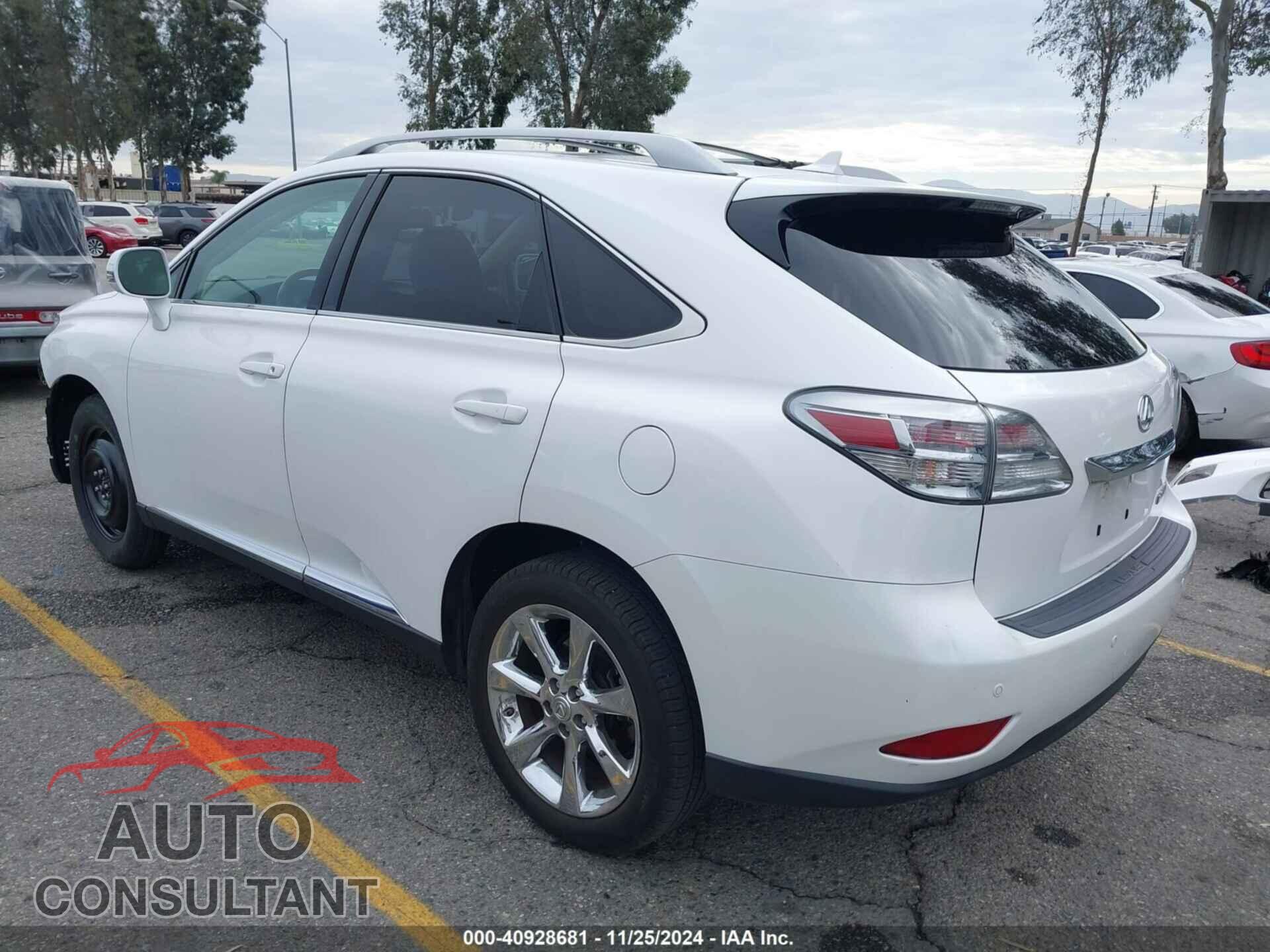LEXUS RX 350 2011 - 2T2ZK1BA7BC043638