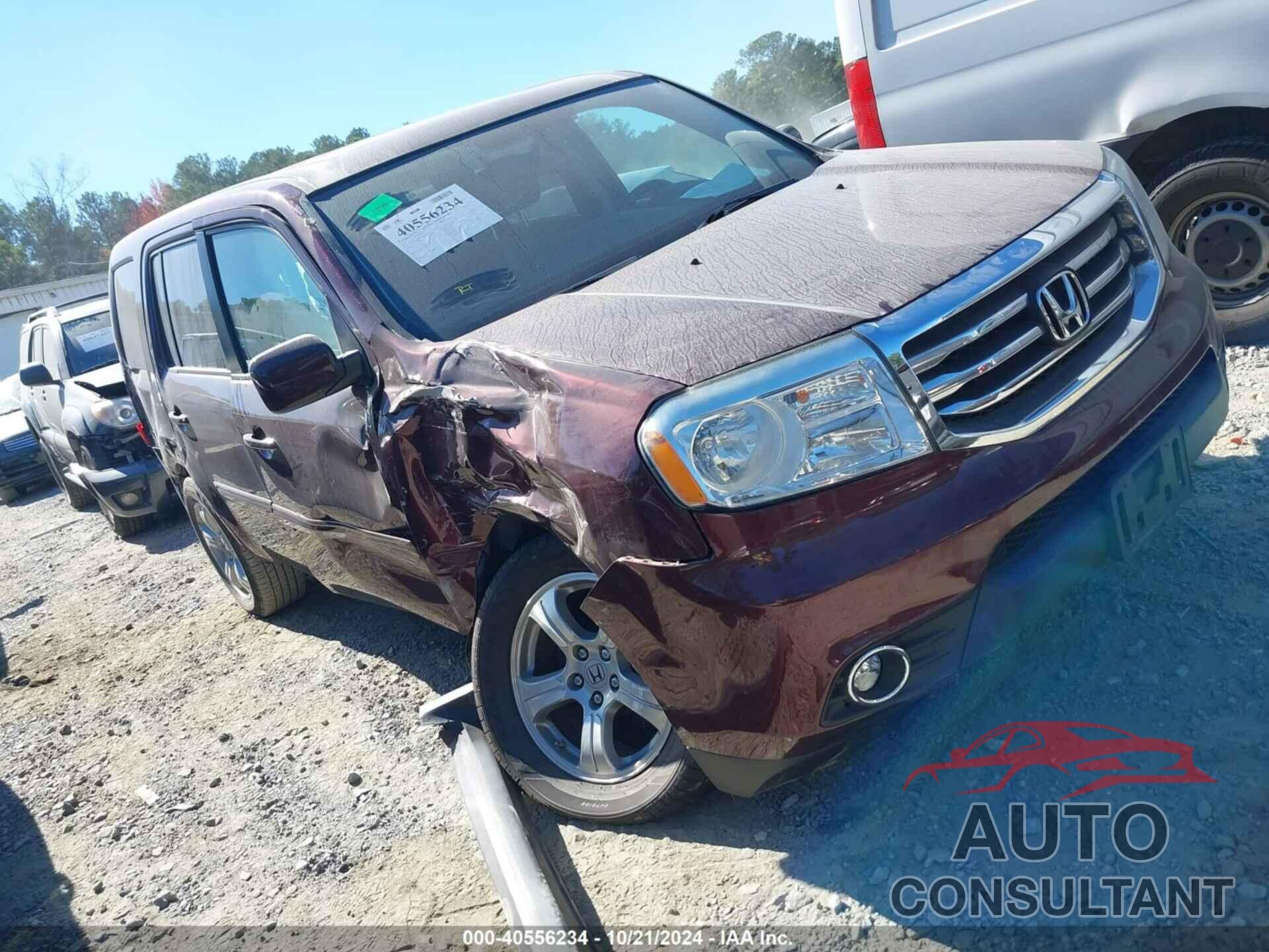 HONDA PILOT 2013 - 5FNYF4H53DB078224