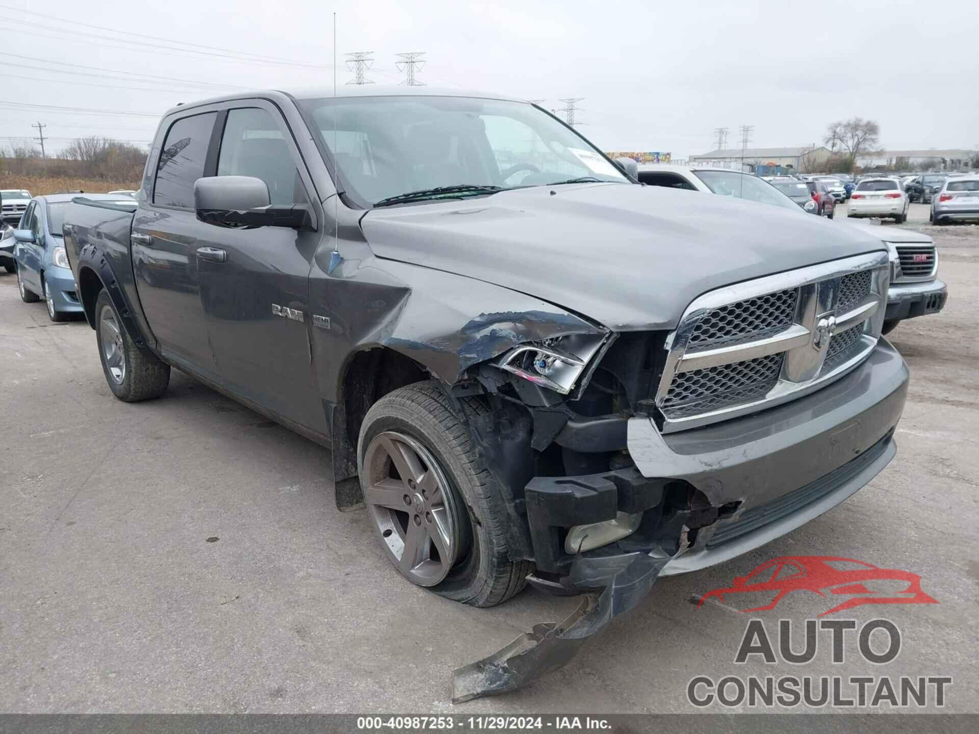DODGE RAM 1500 2009 - 1D3HV13TX9S744486