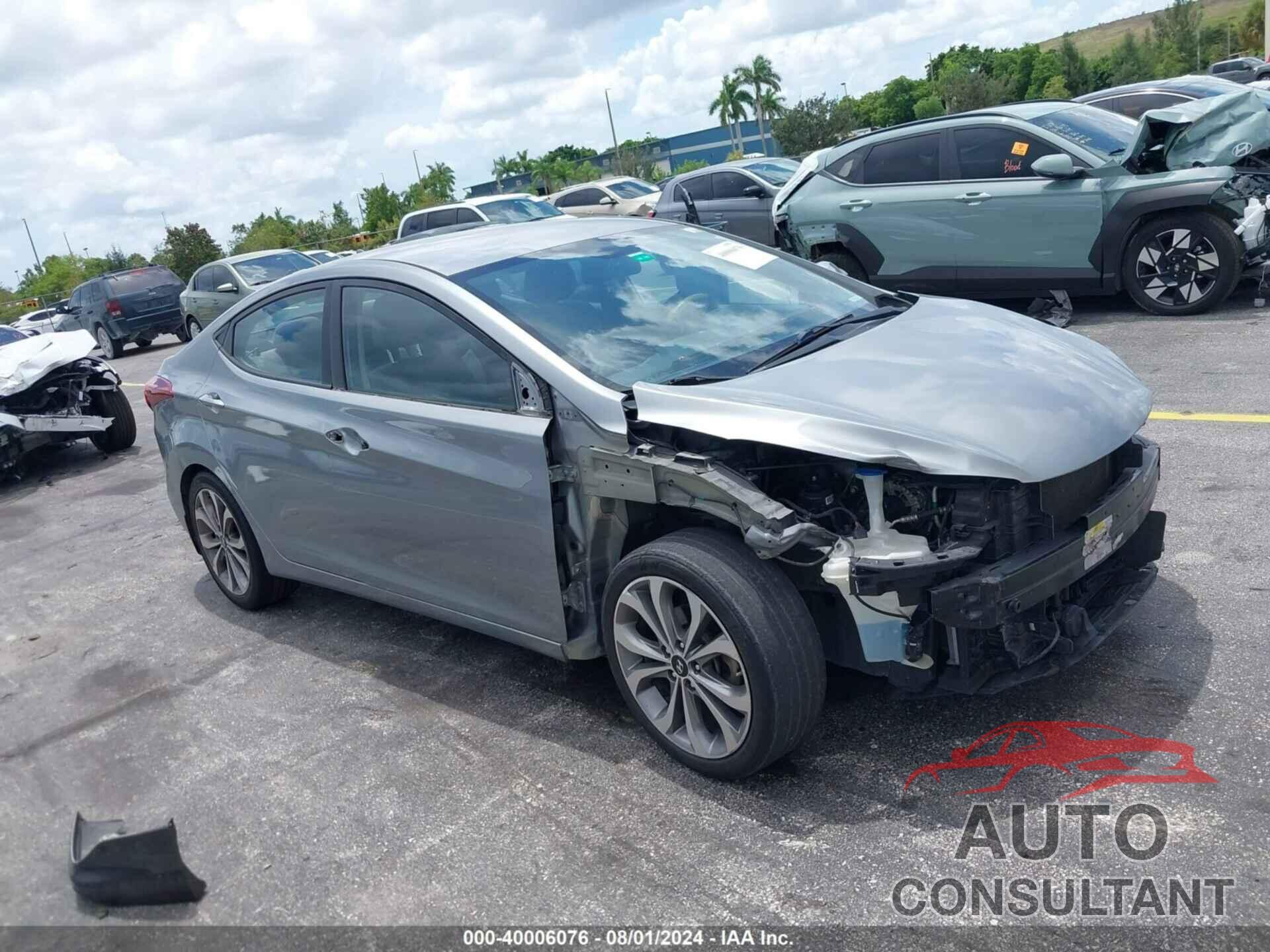 HYUNDAI ELANTRA 2016 - KMHDH4AE7GU512798