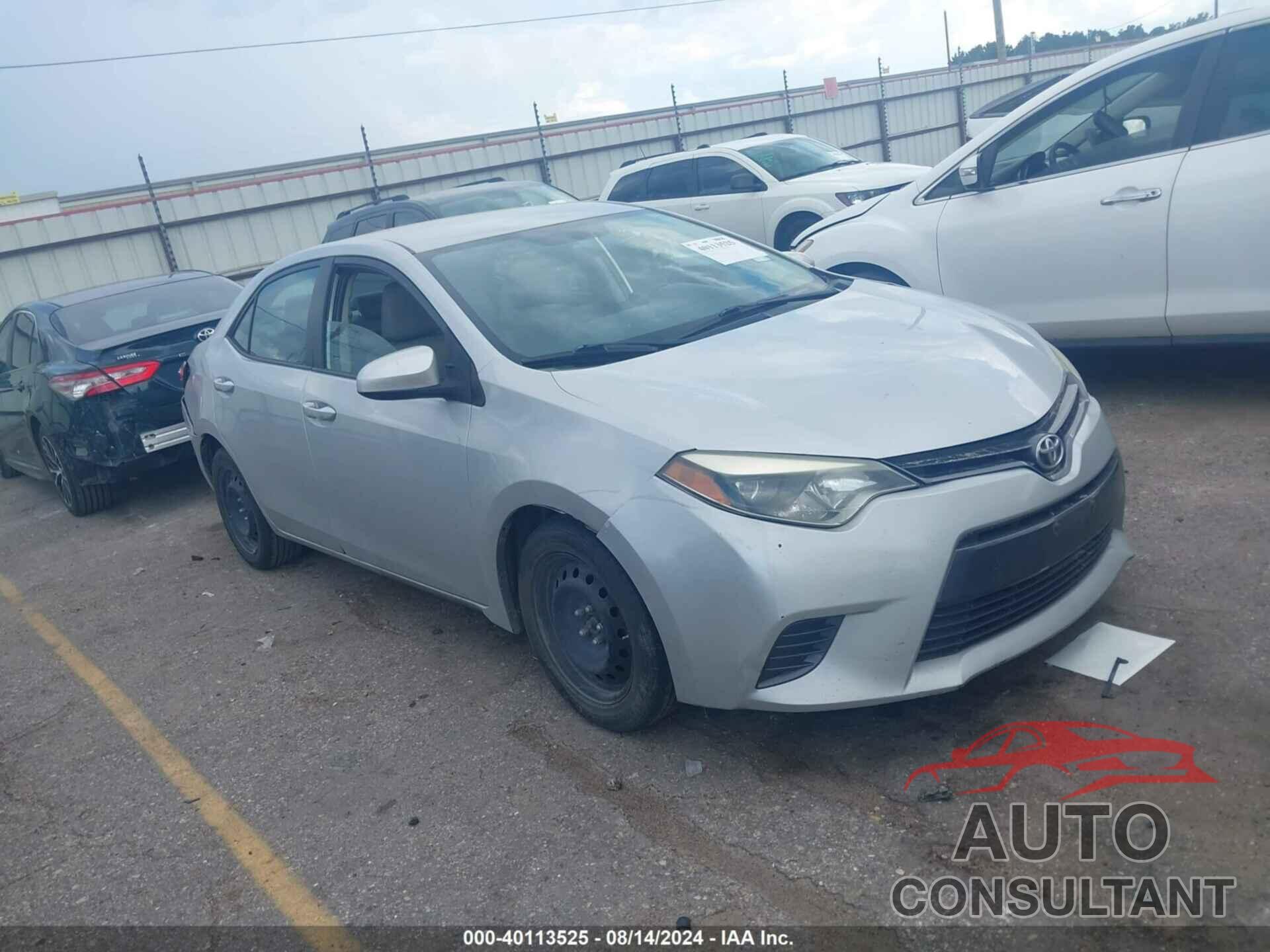 TOYOTA COROLLA 2016 - 2T1BURHEXGC569486