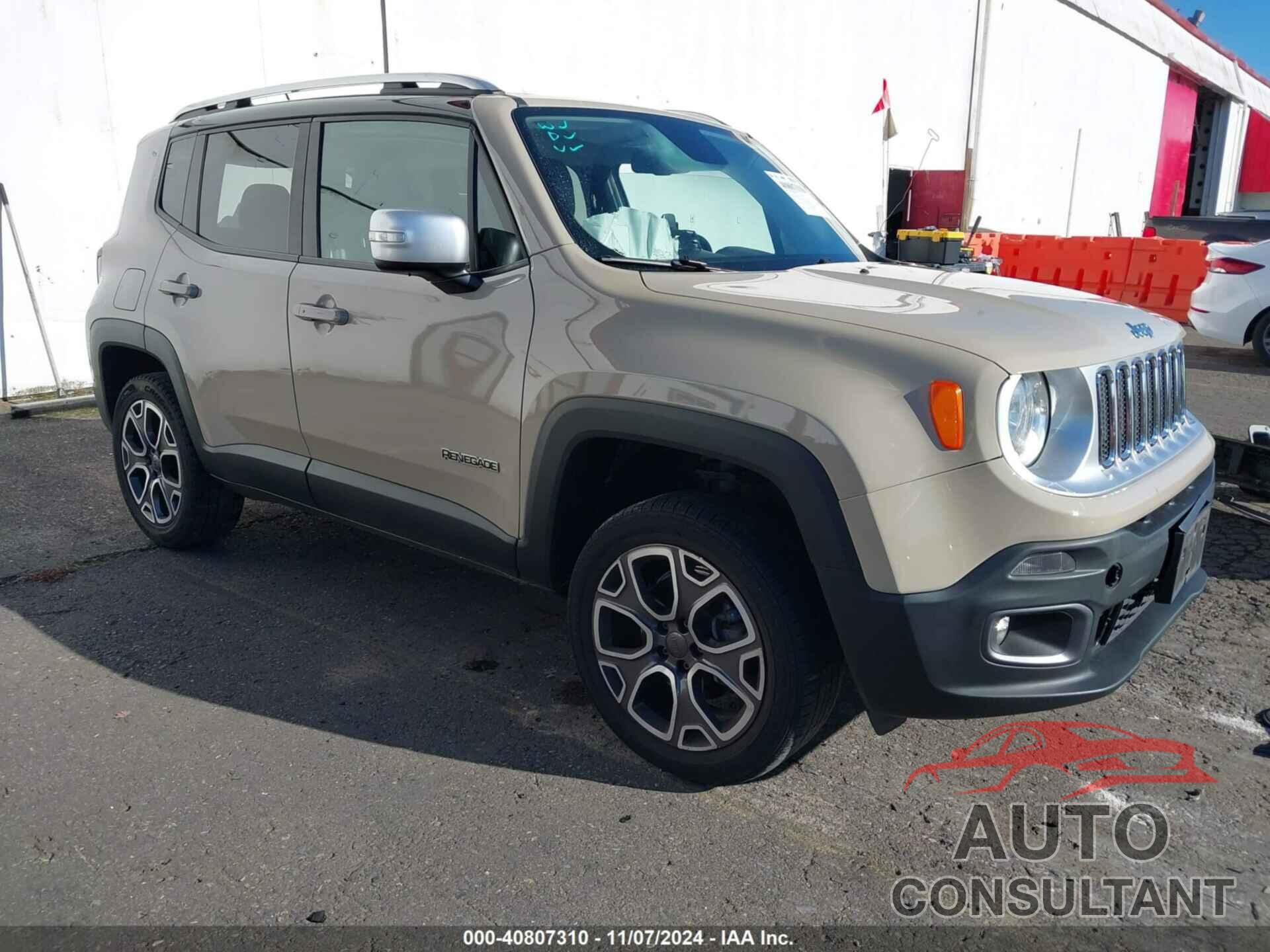 JEEP RENEGADE 2015 - ZACCJBDT3FPB79499