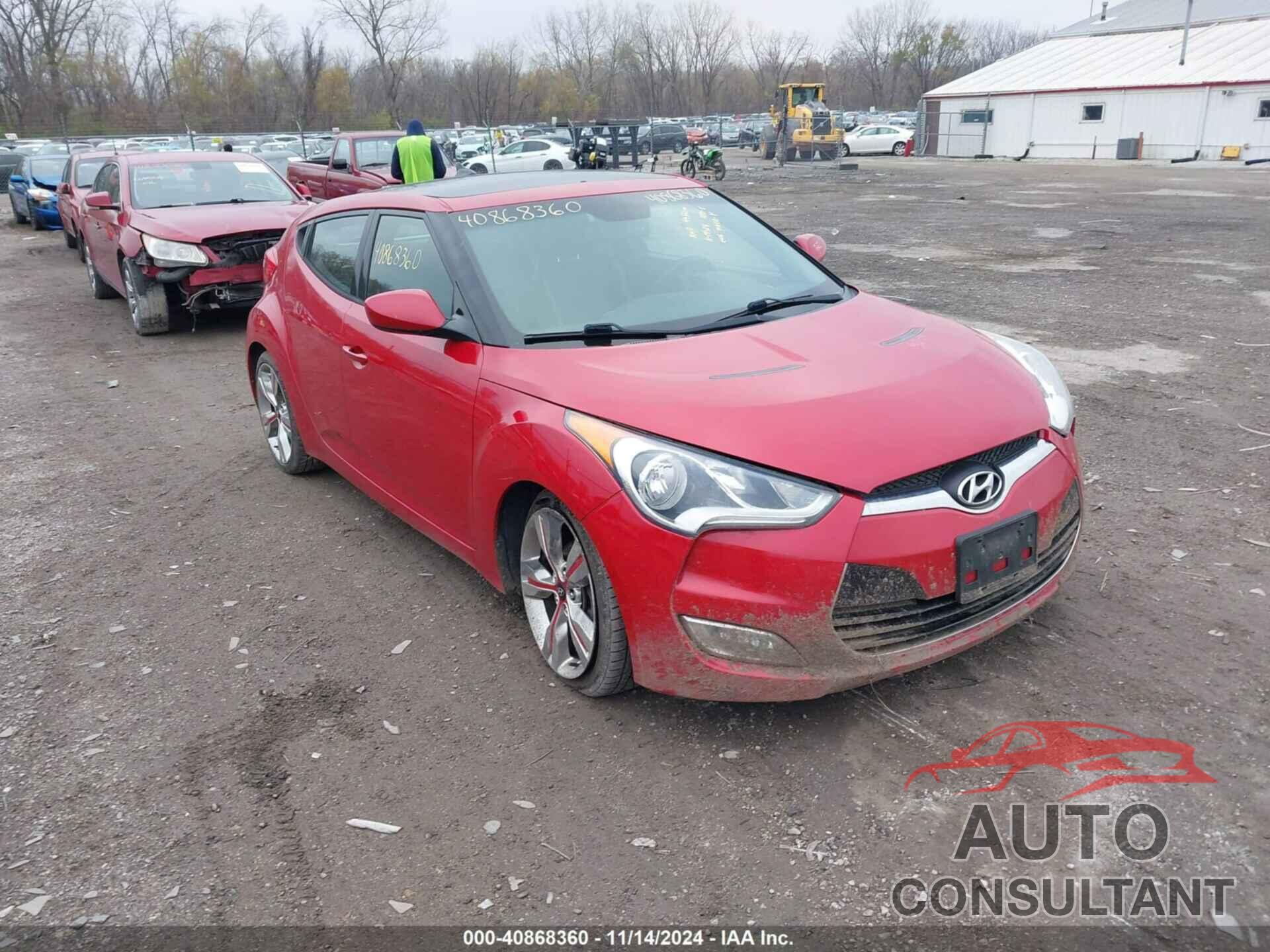 HYUNDAI VELOSTER 2015 - KMHTC6AD3FU238298