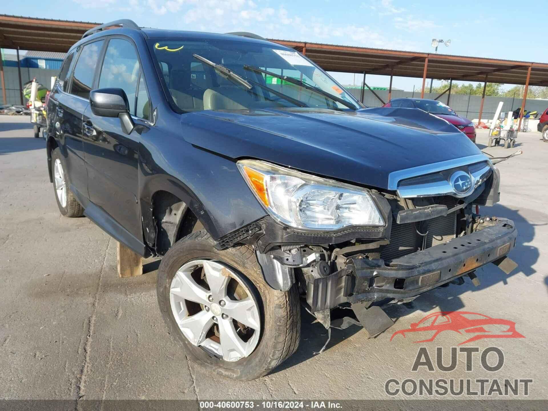 SUBARU FORESTER 2016 - JF2SJAHCXGH558932