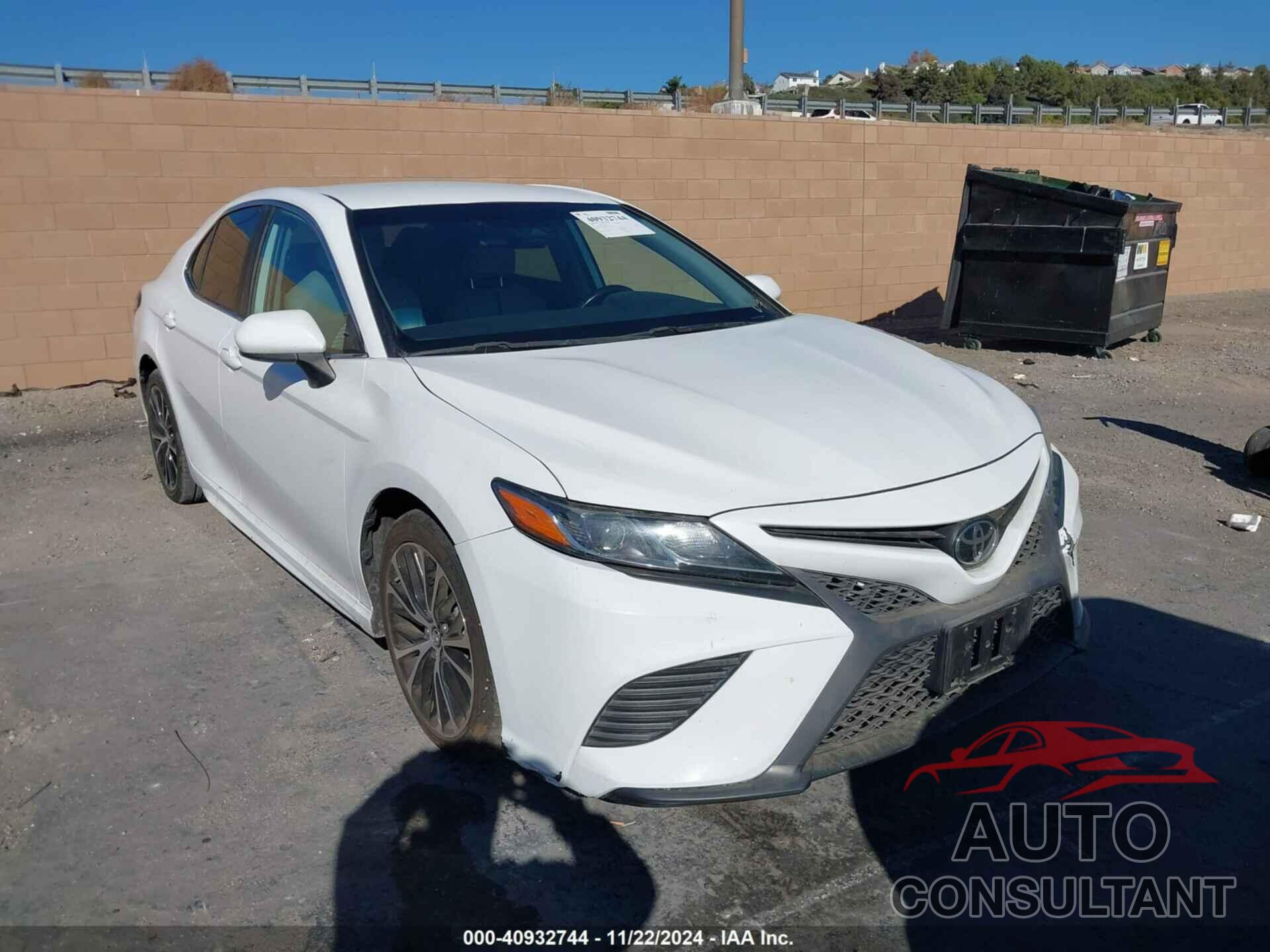 TOYOTA CAMRY 2019 - 4T1B11HK6KU161249