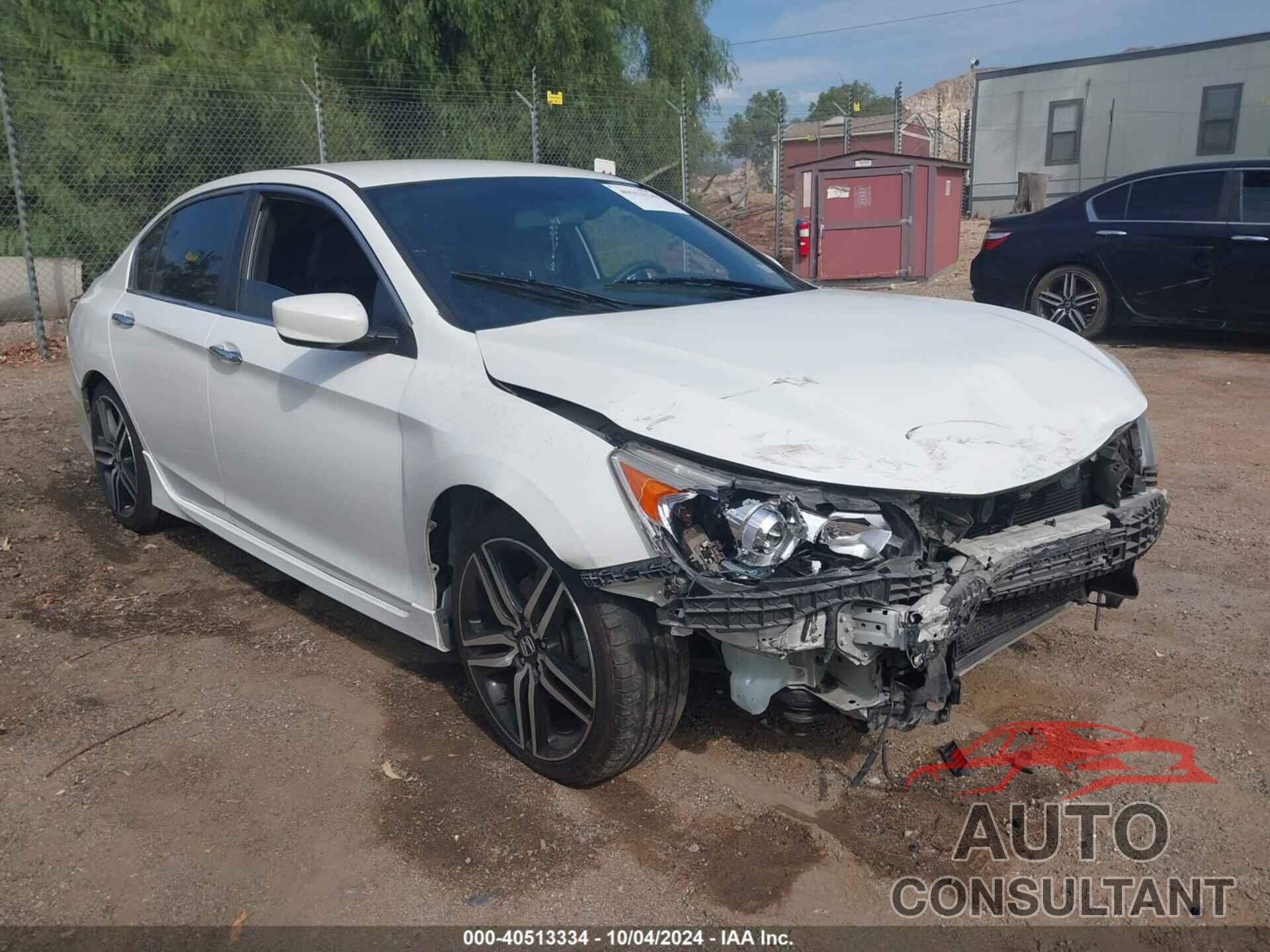 HONDA ACCORD SEDAN 2017 - 1HGCR2F51HA049541