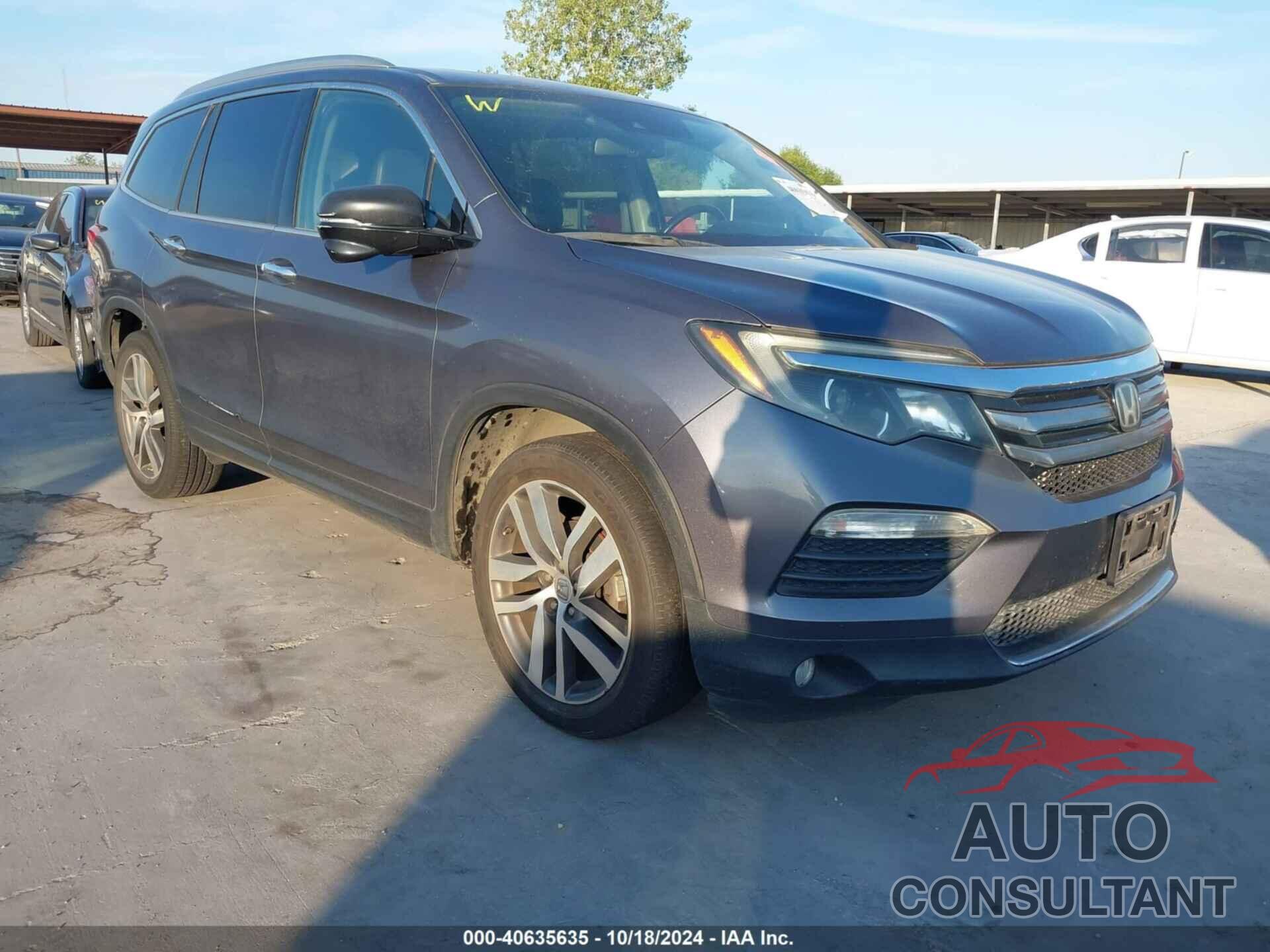 HONDA PILOT 2016 - 5FNYF5H97GB014183