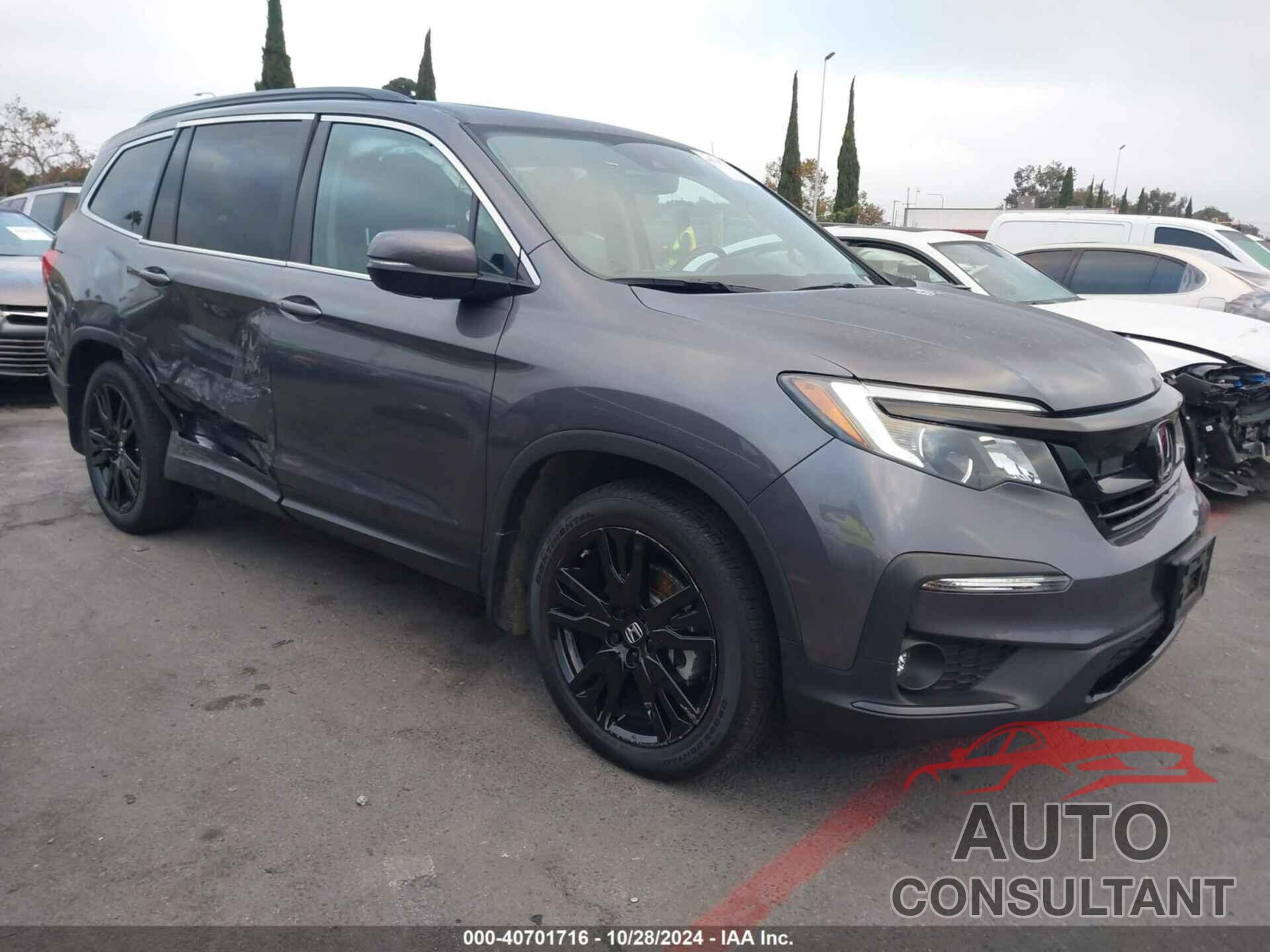 HONDA PILOT 2022 - 5FNYF5H21NB021243