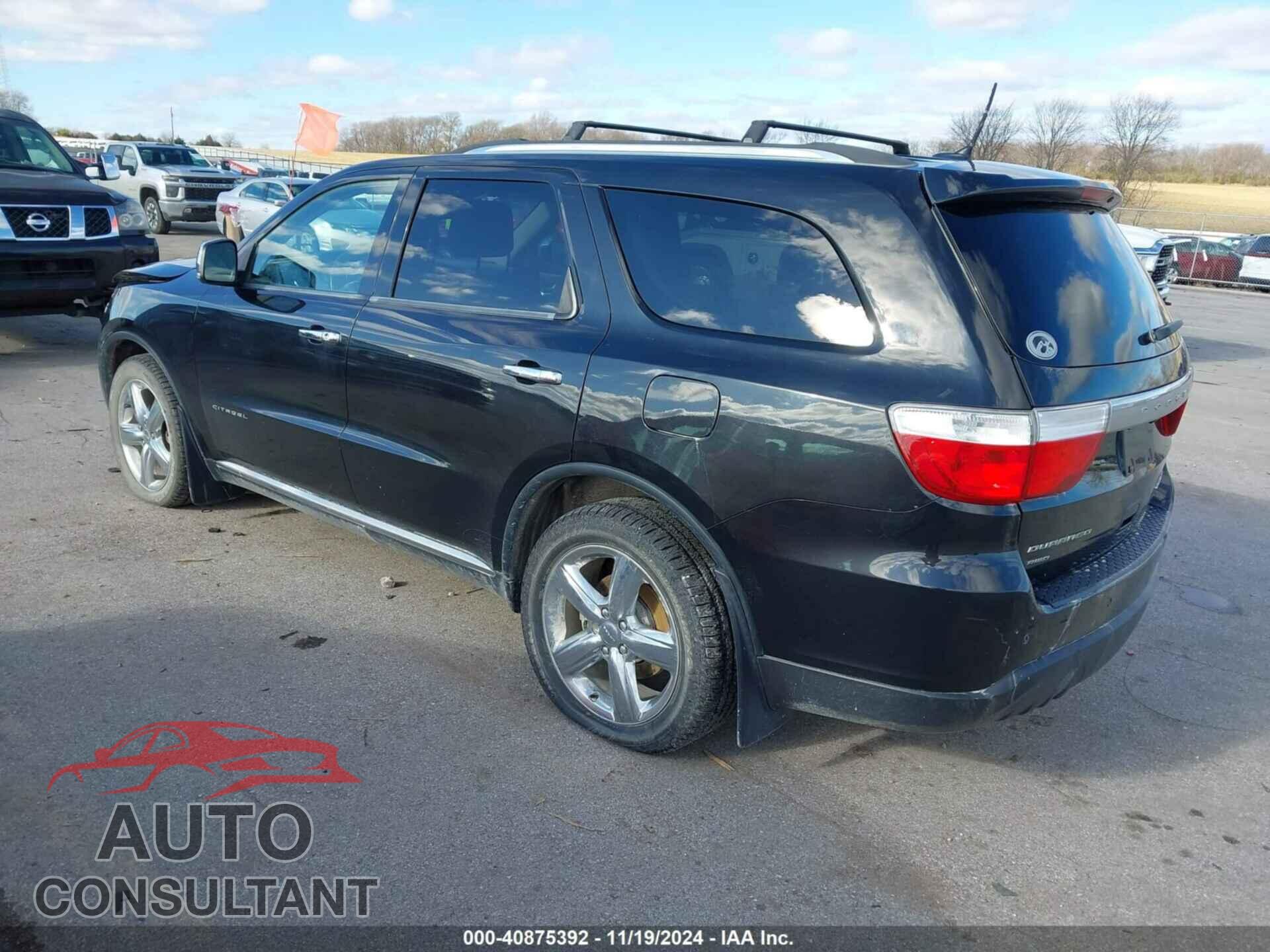 DODGE DURANGO 2012 - 1C4RDJEGXCC252641