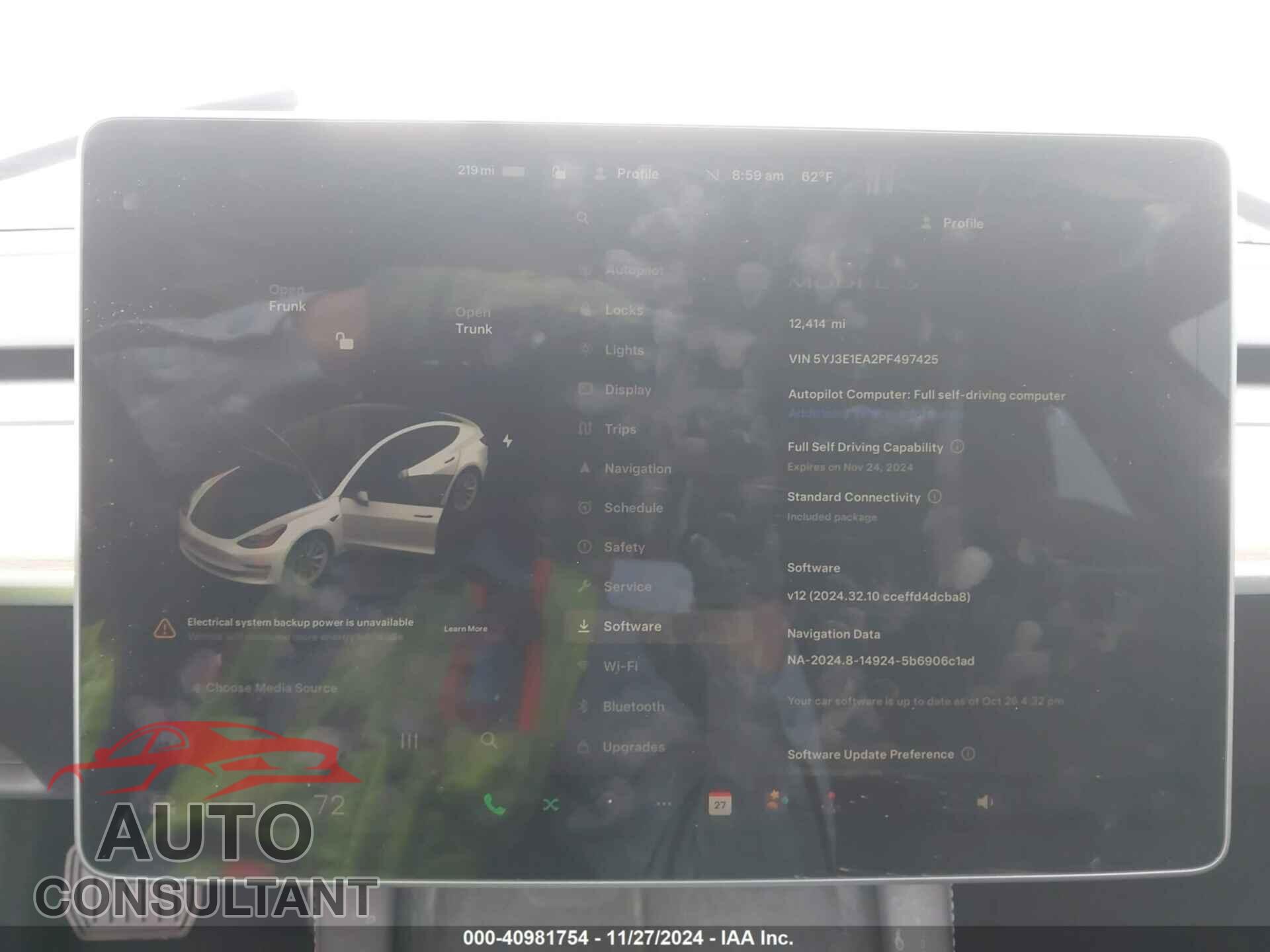 TESLA MODEL 3 2023 - 5YJ3E1EA2PF497425