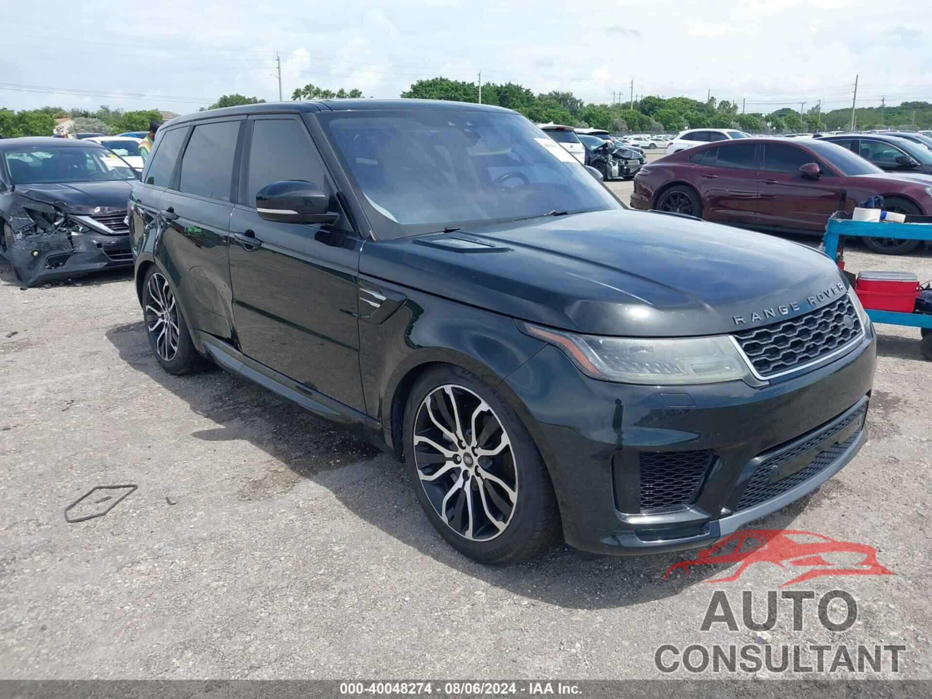 LAND ROVER RANGE ROVER SPORT 2019 - SALWR2RV6KA852742