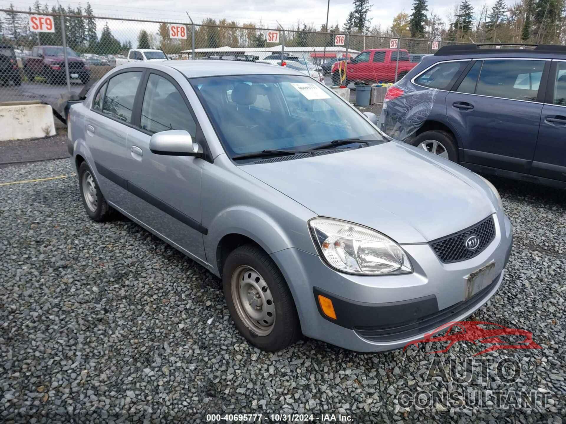 KIA RIO 2009 - KNADE223196451855