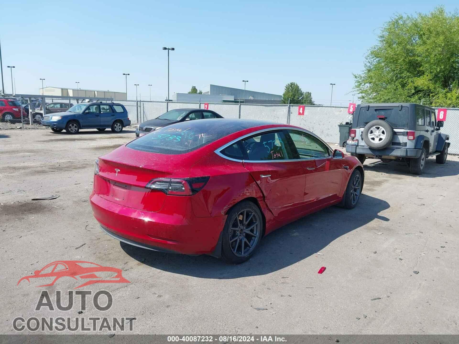 TESLA MODEL 3 2018 - 5YJ3E1EA5JF032452
