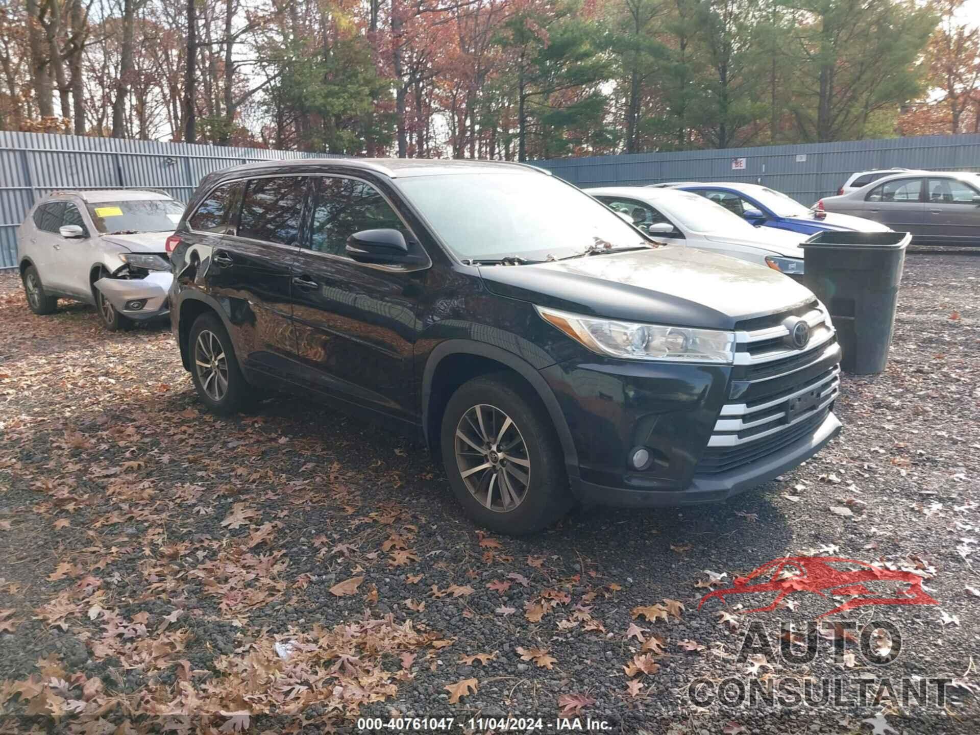 TOYOTA HIGHLANDER 2017 - 5TDJZRFHXHS360445