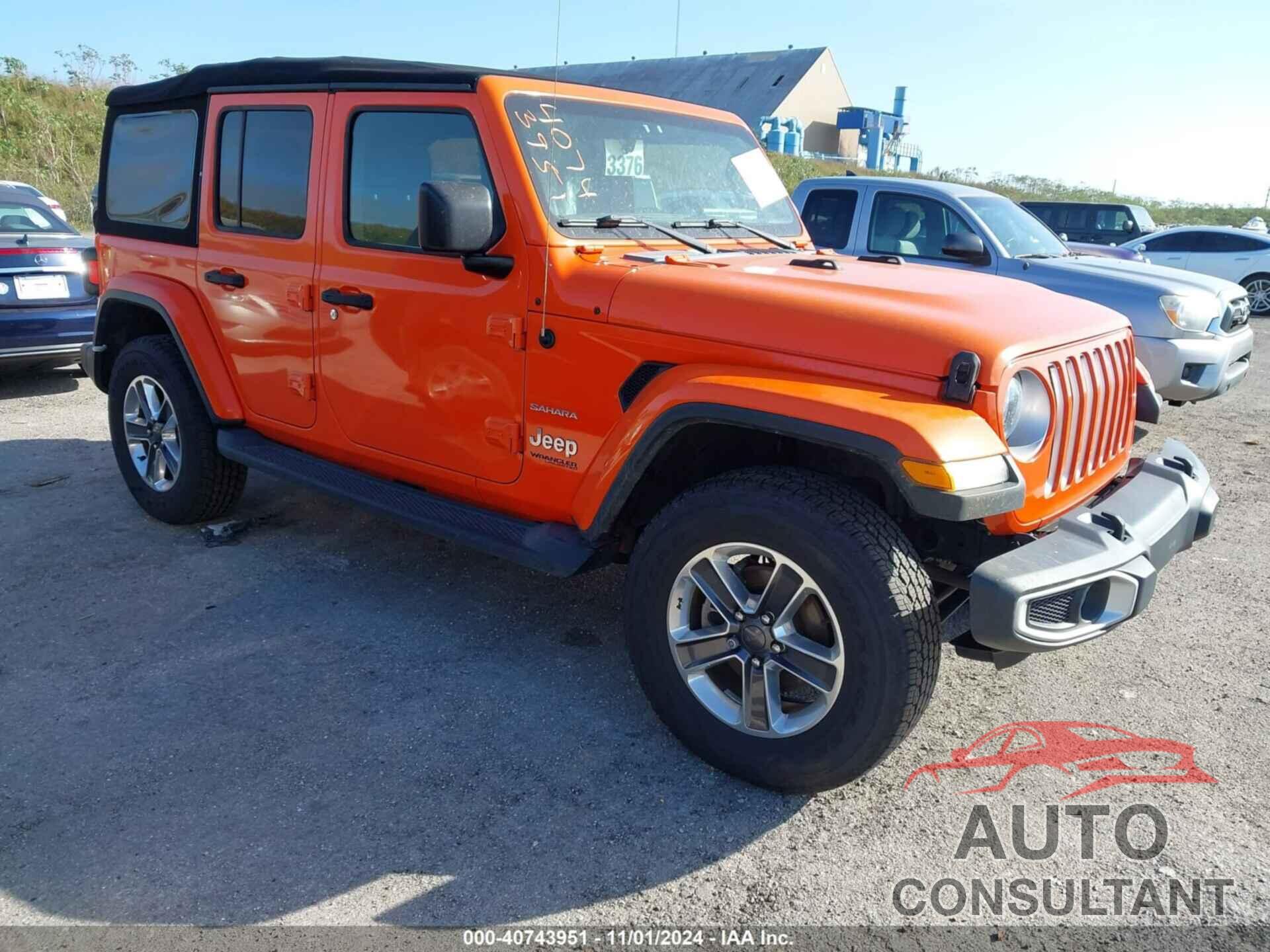 JEEP WRANGLER UNLIMITED 2018 - 1C4HJXEG7JW292484