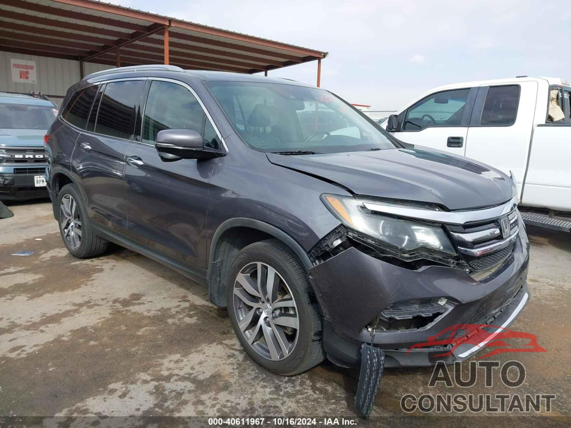 HONDA PILOT 2017 - 5FNYF5H99HB011657