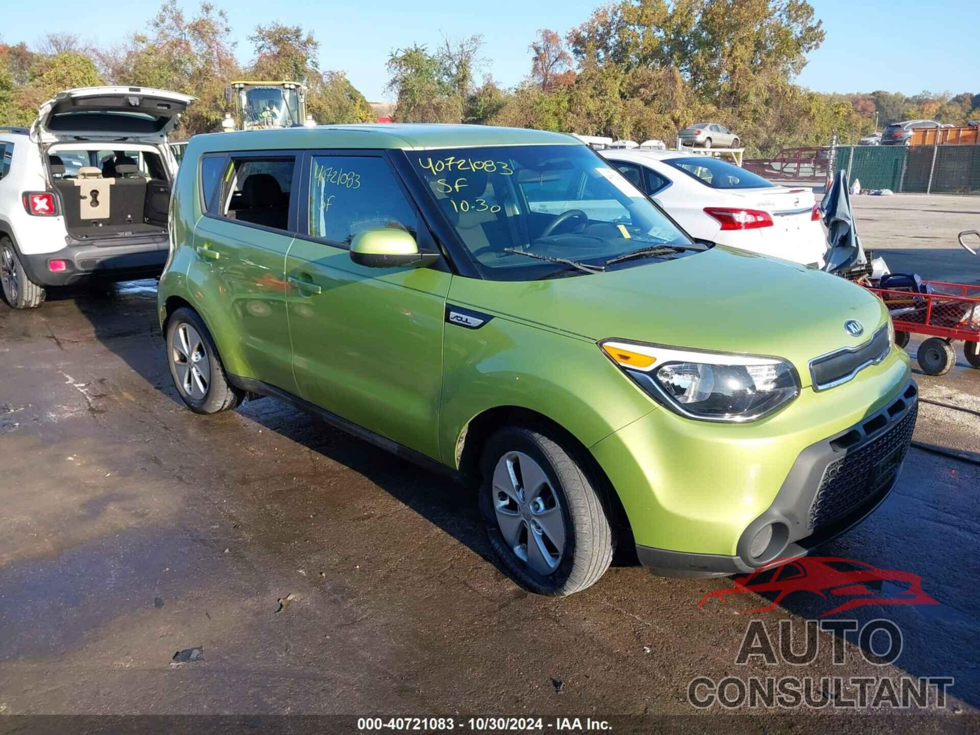 KIA SOUL 2016 - KNDJN2A29G7851779