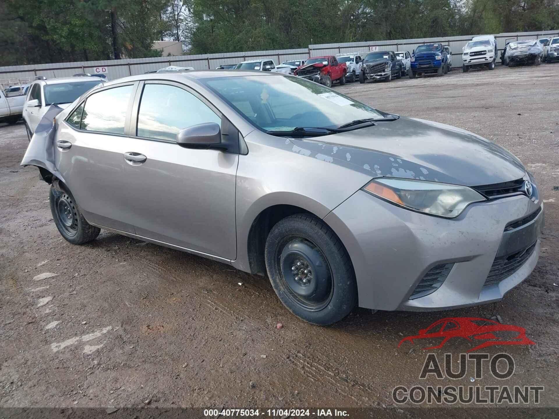 TOYOTA COROLLA 2015 - 5YFBURHE2FP228064