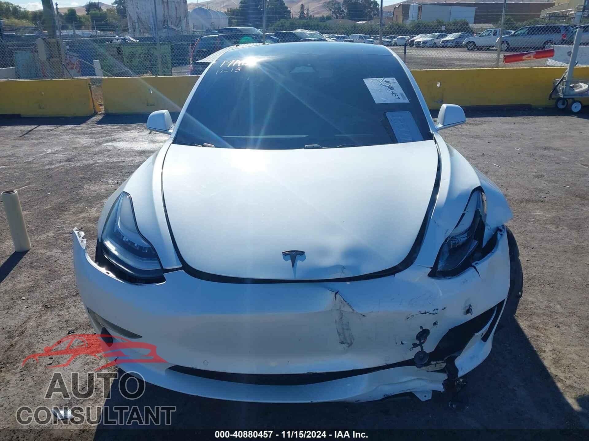 TESLA MODEL 3 2019 - 5YJ3E1EA0KF484813