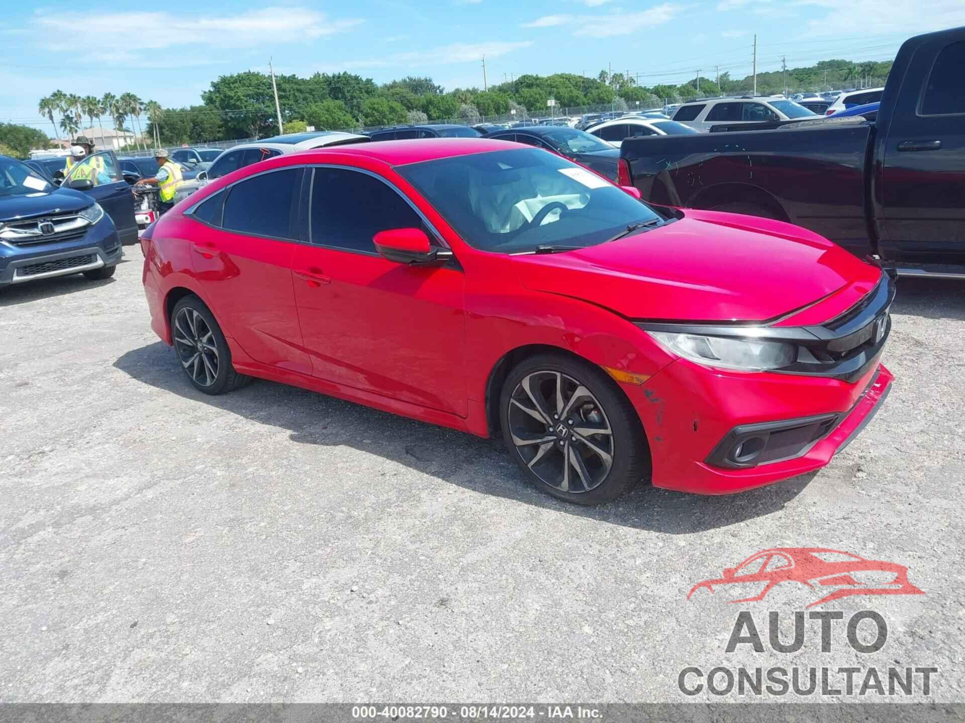 HONDA CIVIC 2019 - 2HGFC2F83KH548598