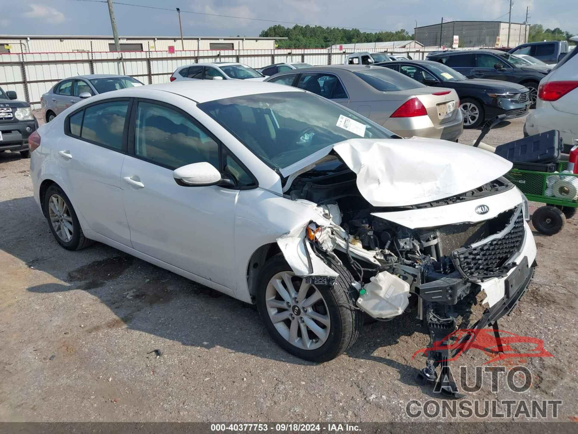 KIA FORTE 2017 - 3KPFL4A77HE007132
