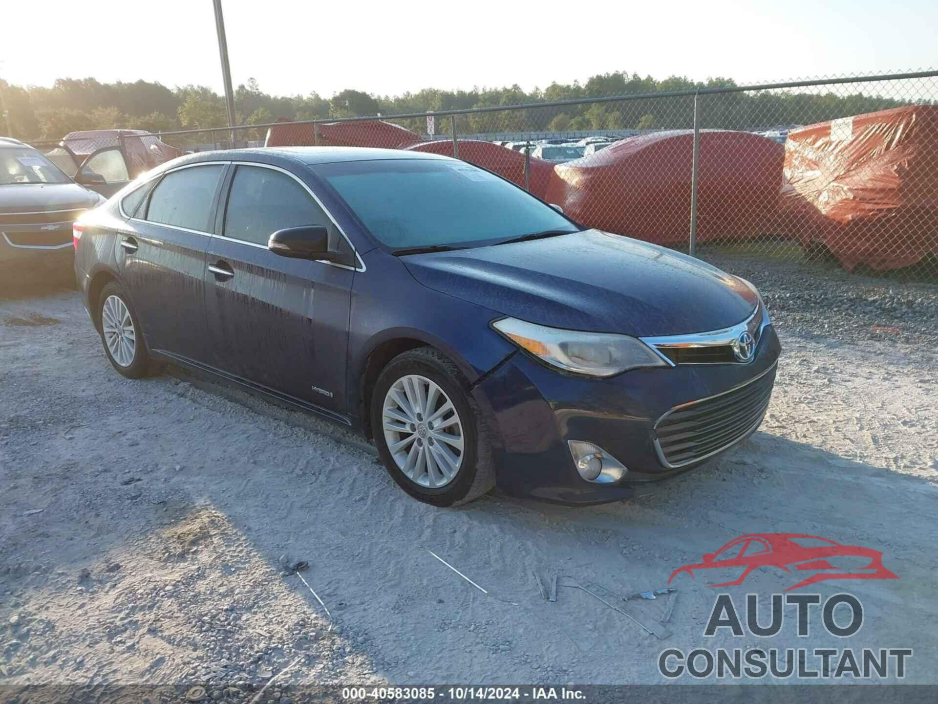 TOYOTA AVALON HYBRID 2013 - 4T1BD1EB3DU014157