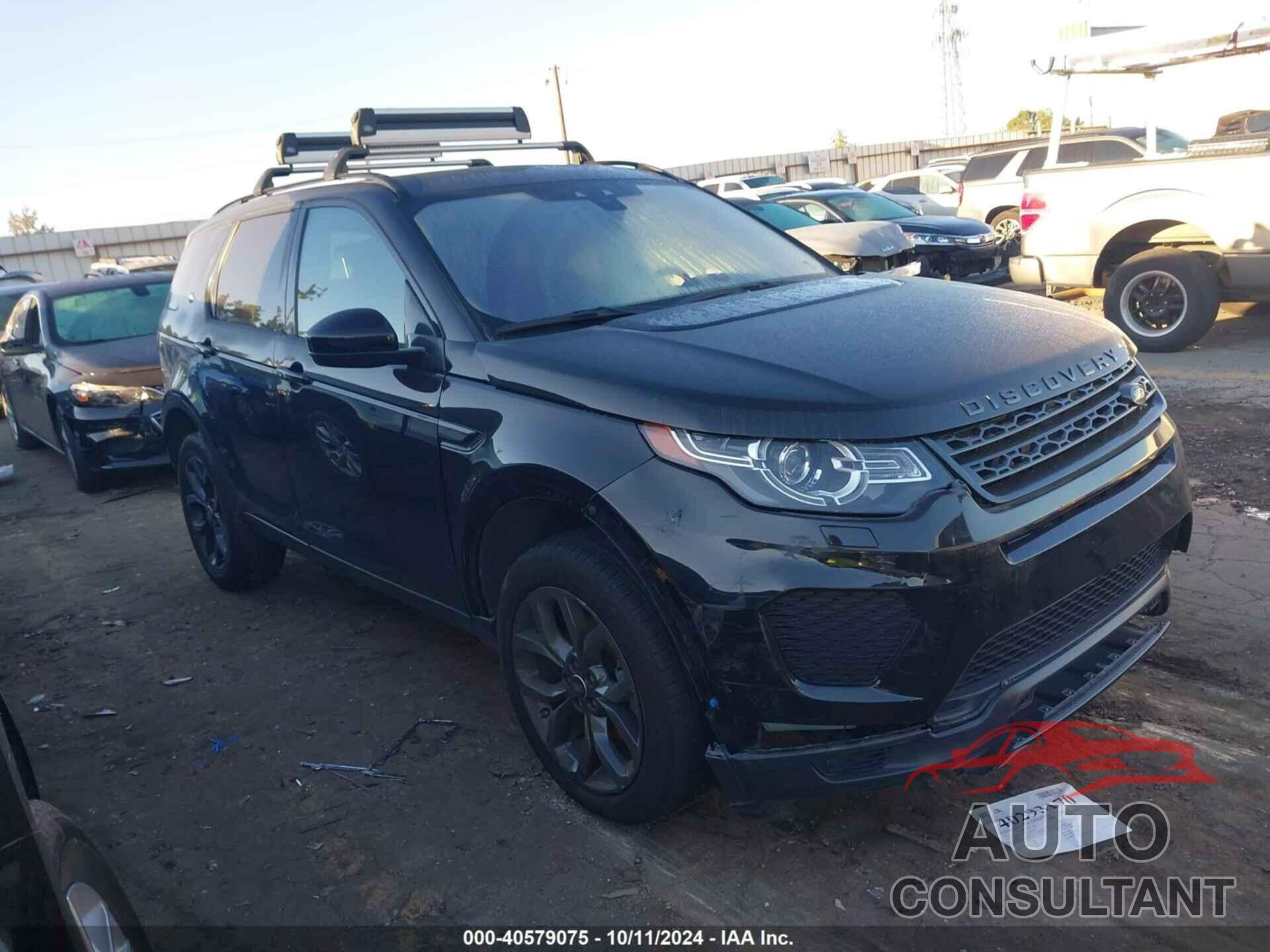 LAND ROVER DISCOVERY SPORT 2019 - SALCR2FX1KH787489