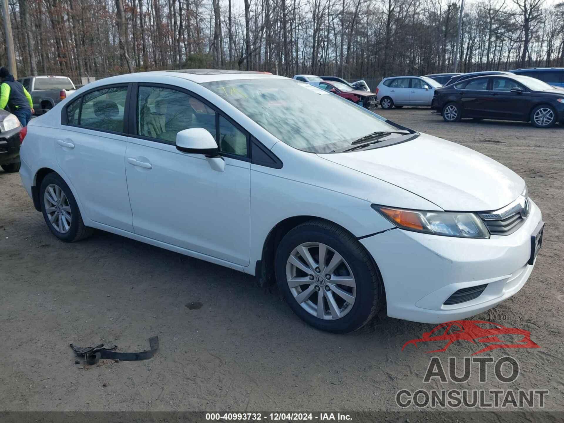 HONDA CIVIC 2012 - 2HGFB2F89CH593310