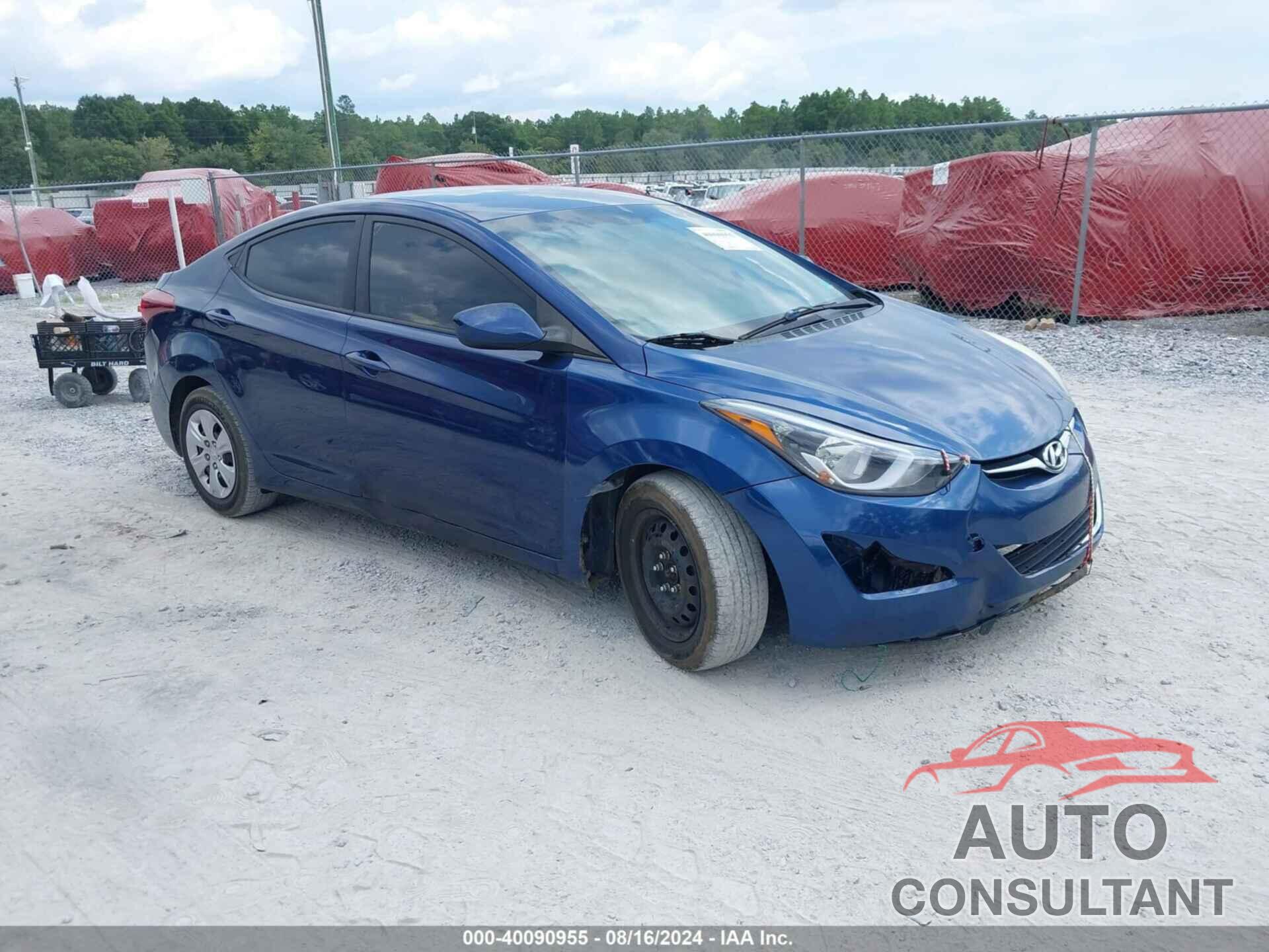 HYUNDAI ELANTRA 2016 - 5NPDH4AE3GH678220