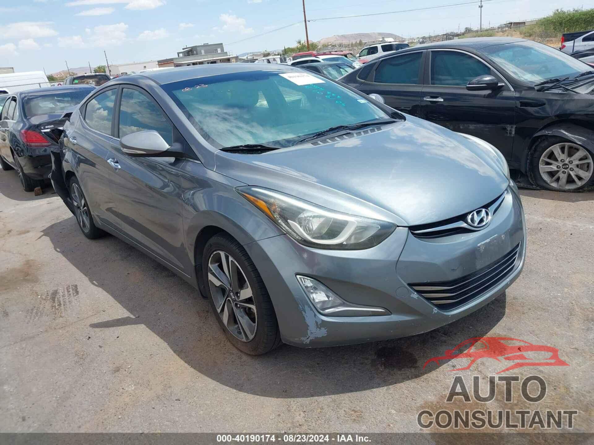 HYUNDAI ELANTRA 2016 - KMHDH4AE1GU567828