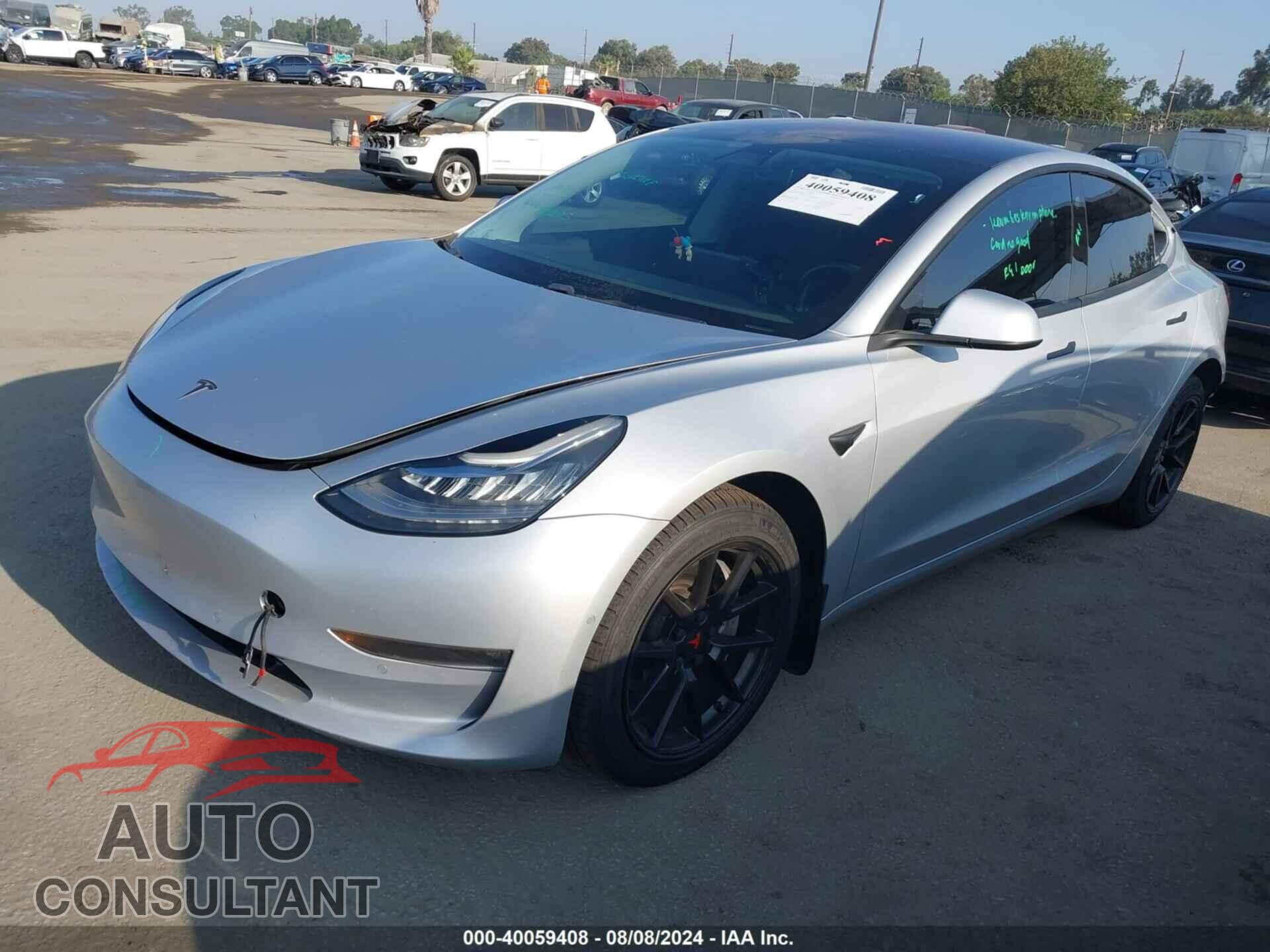 TESLA MODEL 3 2018 - 5YJ3E1EA7JF077277