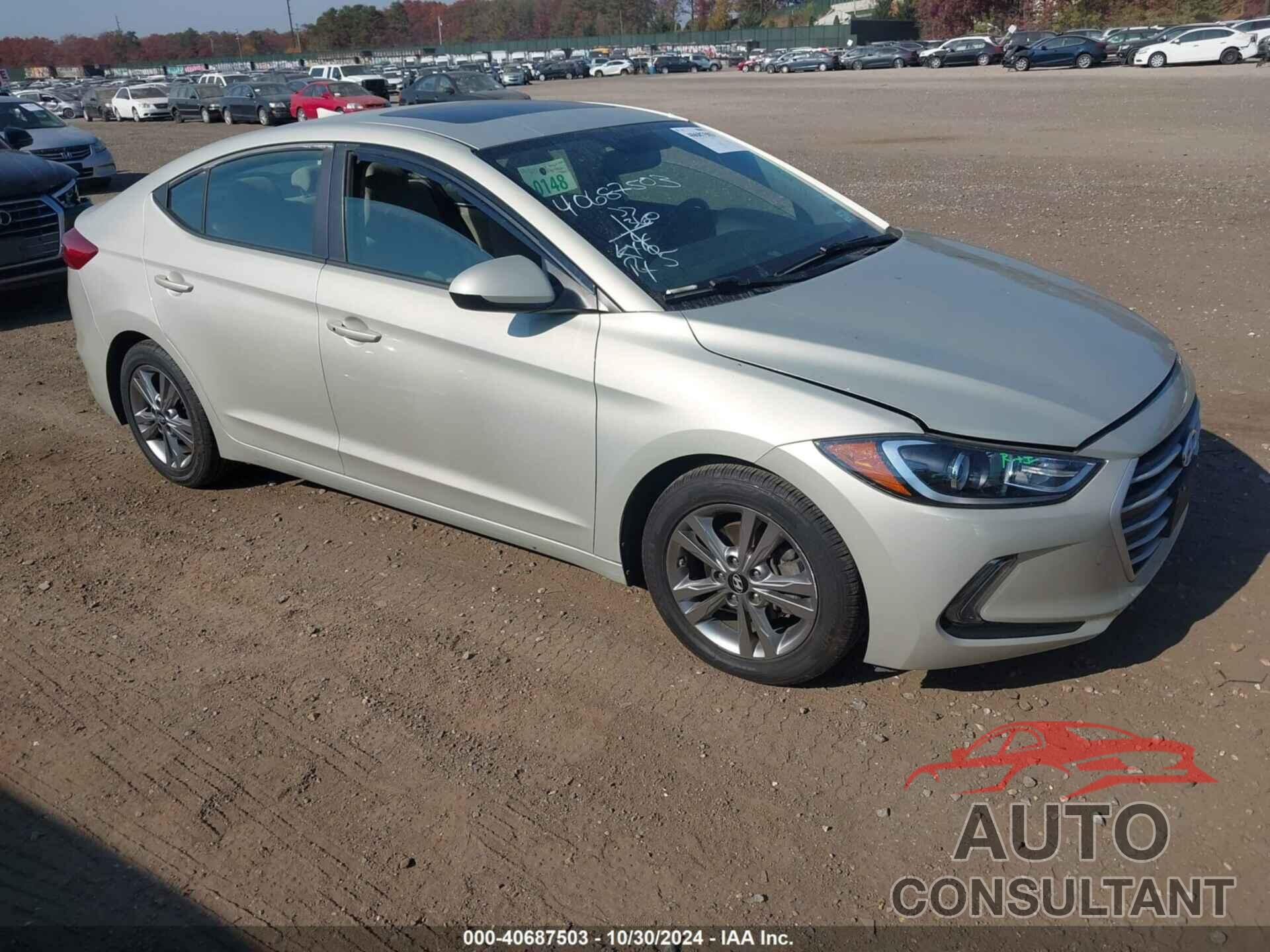 HYUNDAI ELANTRA 2017 - KMHD84LFXHU410967