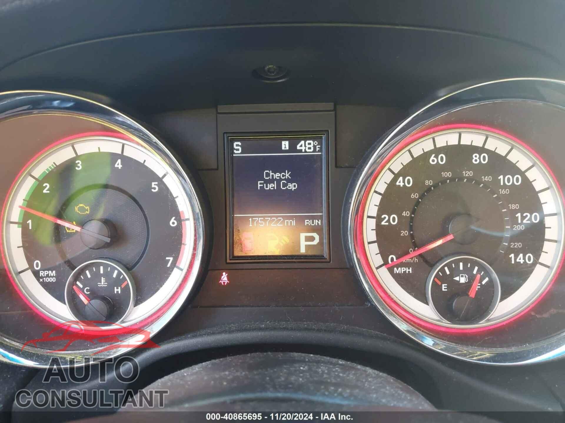 DODGE DURANGO 2013 - 1C4SDJET6DC565752