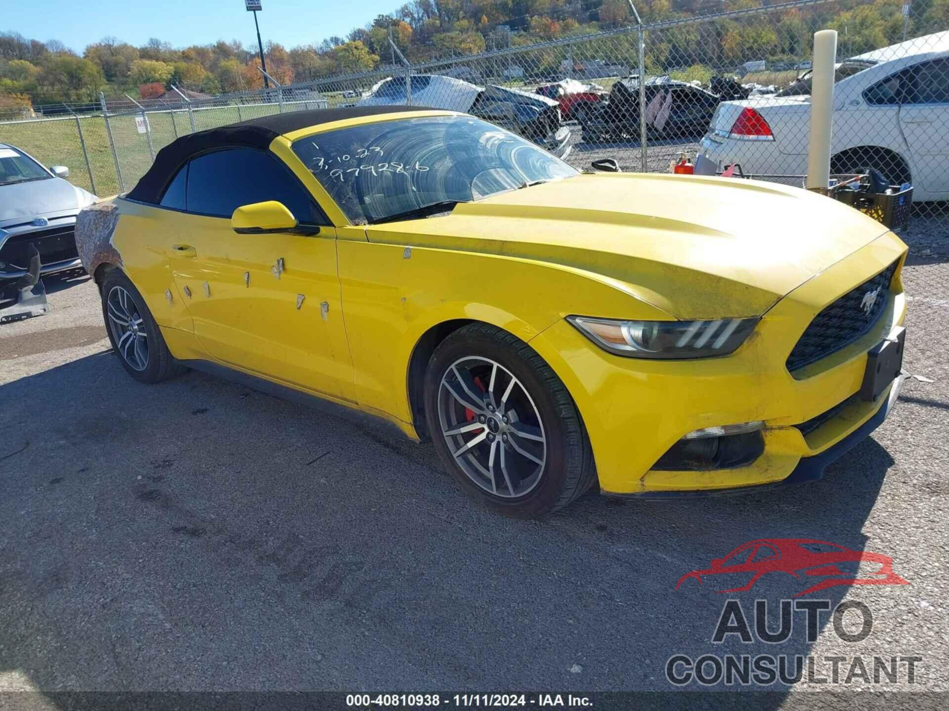 FORD MUSTANG 2017 - 1FATP8UH3H5245063