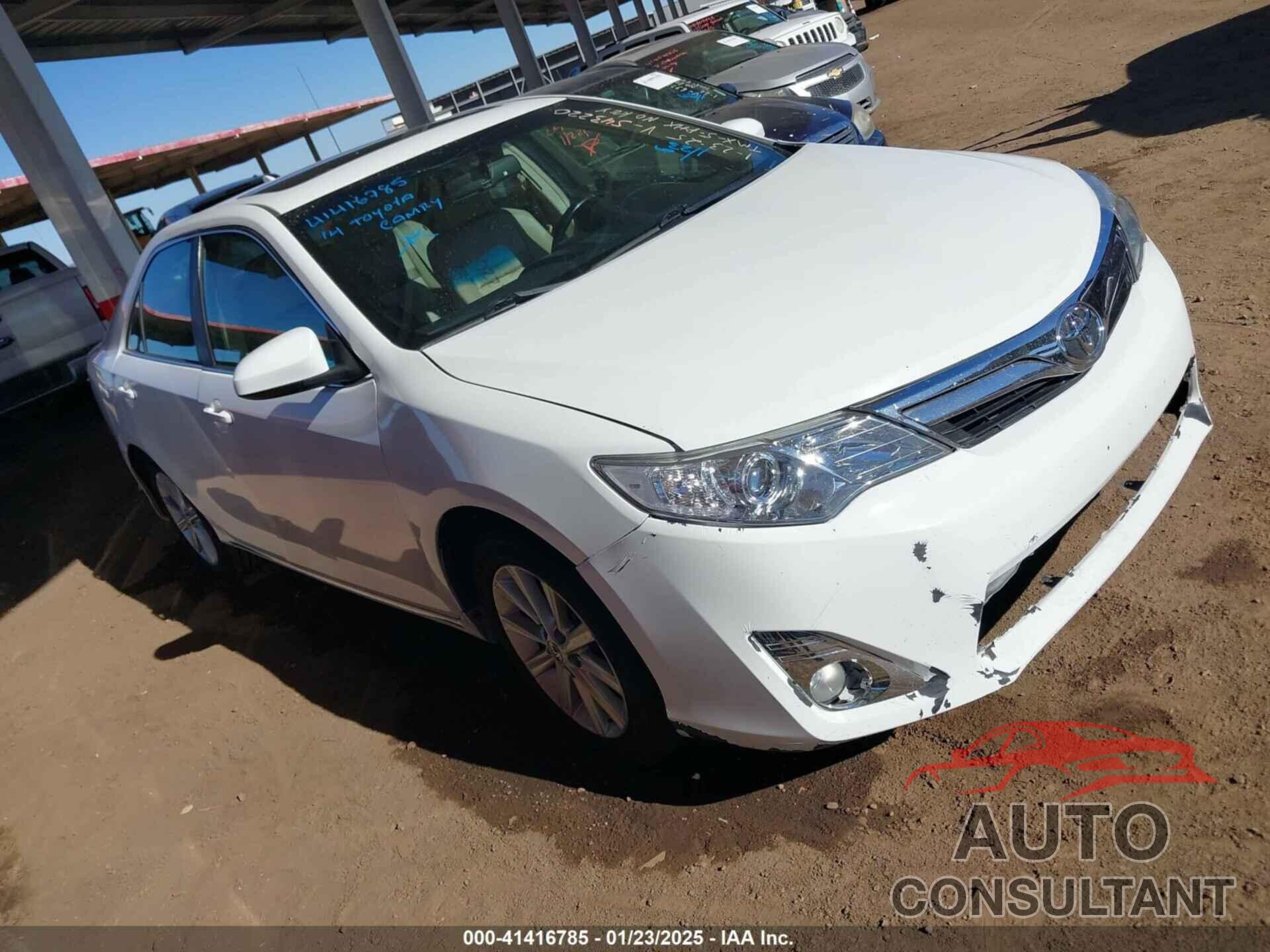 TOYOTA CAMRY 2014 - 4T1BK1FK2EU543220