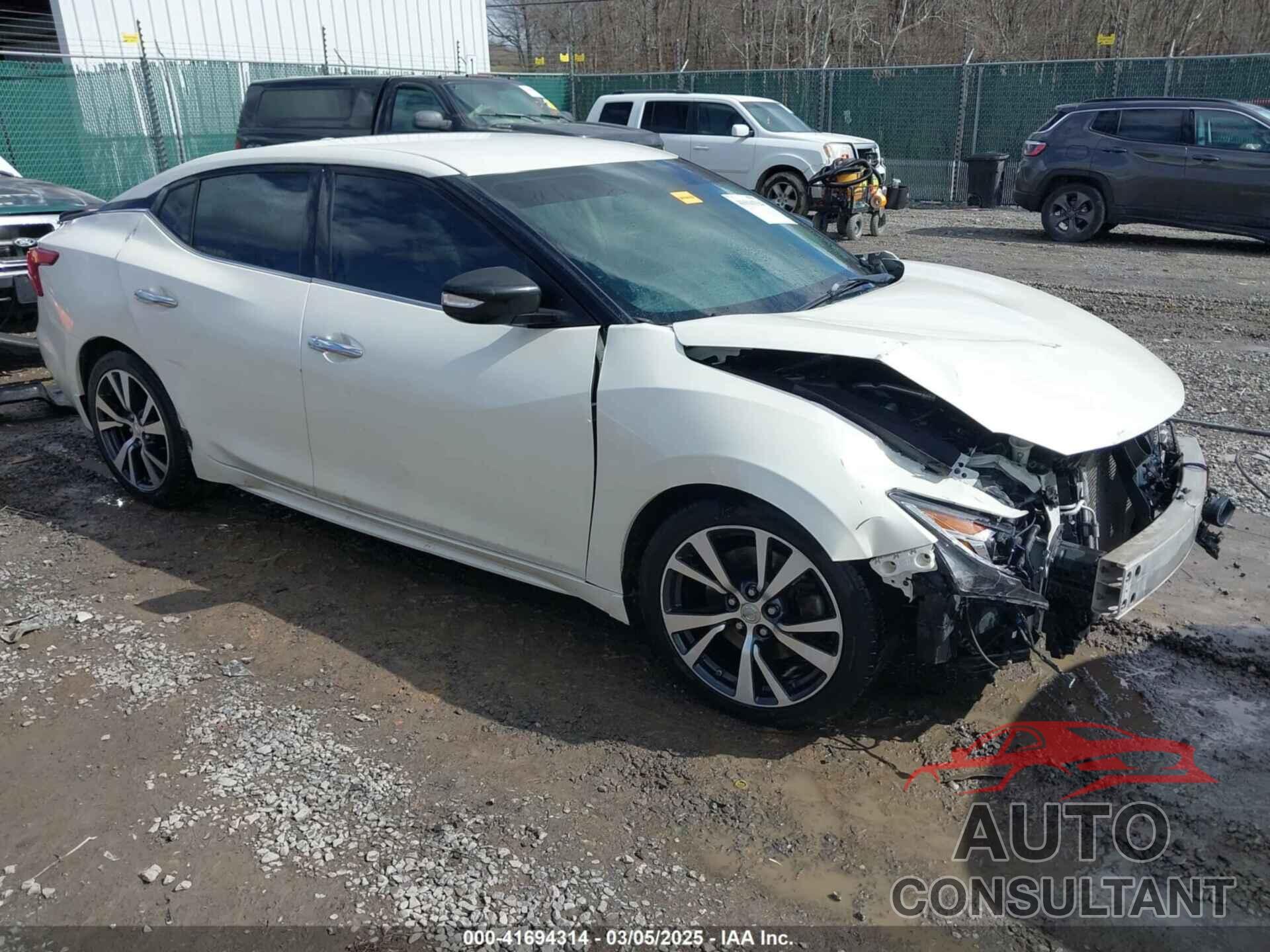 NISSAN MAXIMA 2017 - 1N4AA6APXHC416086