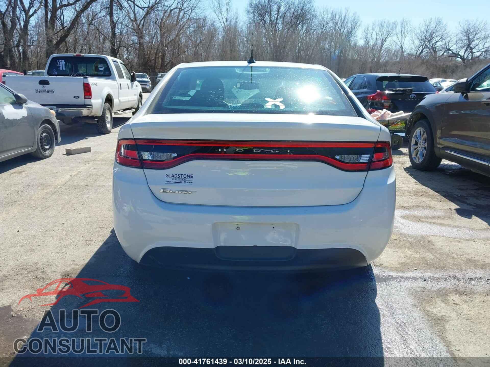 DODGE DART 2013 - 1C3CDFAAXDD290102