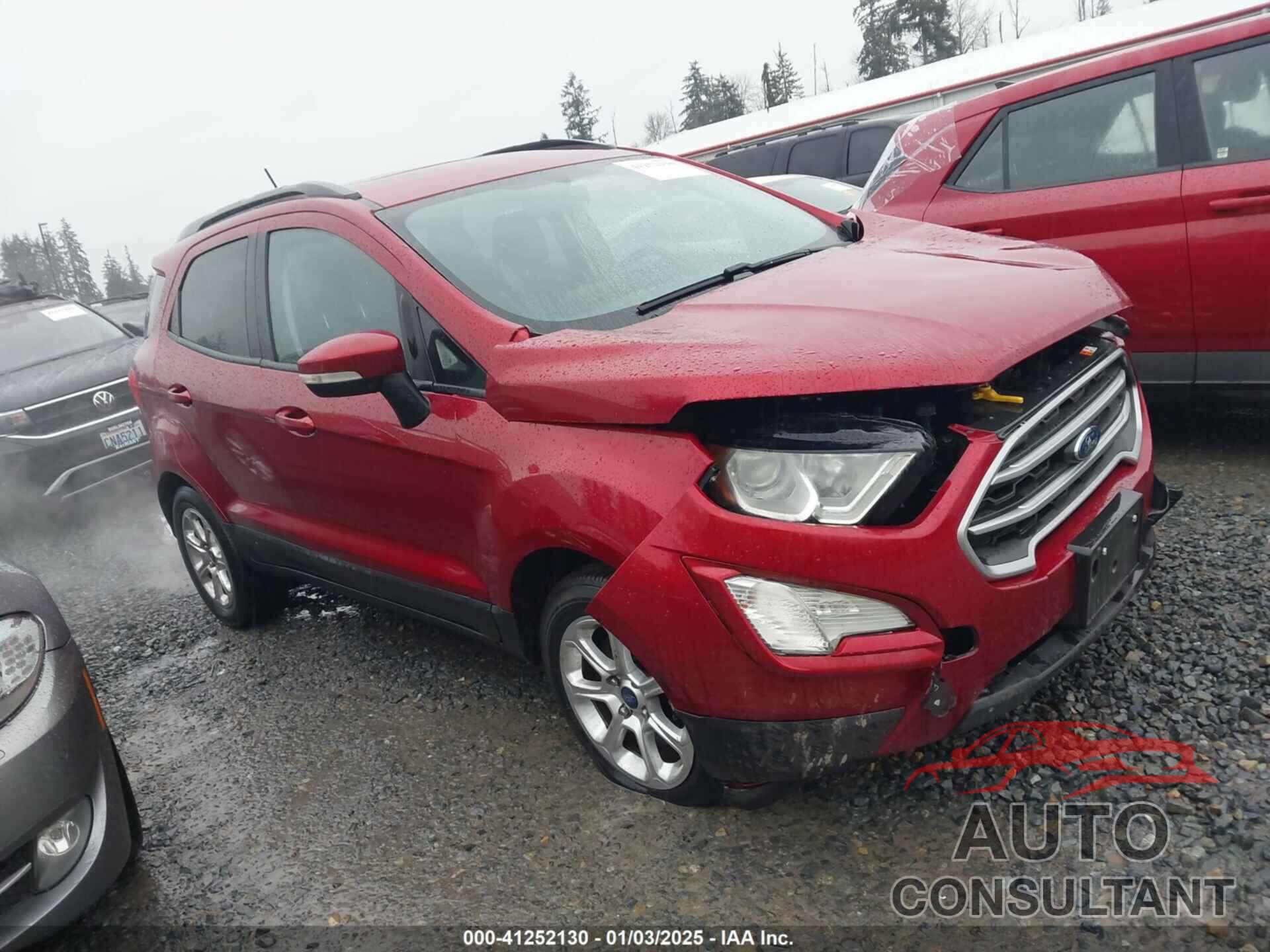 FORD ECOSPORT 2018 - MAJ3P1TE3JC215299