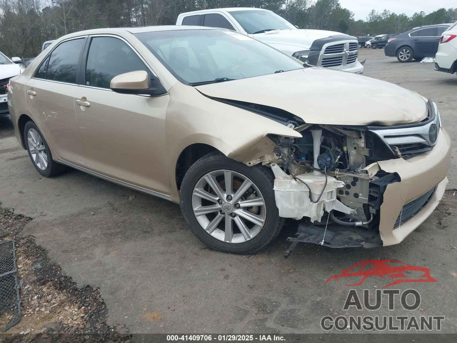 TOYOTA CAMRY 2012 - 4T4BF1FK0CR164353