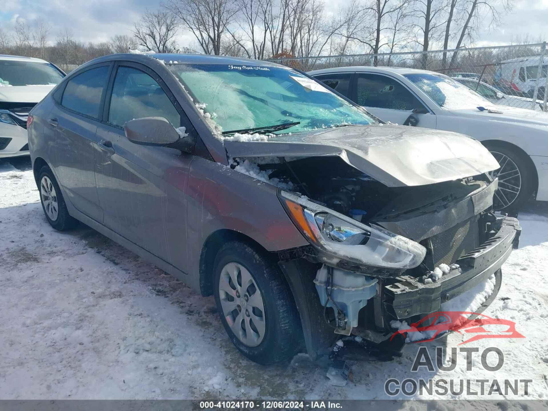 HYUNDAI ACCENT 2017 - KMHCT4AE1HU358469