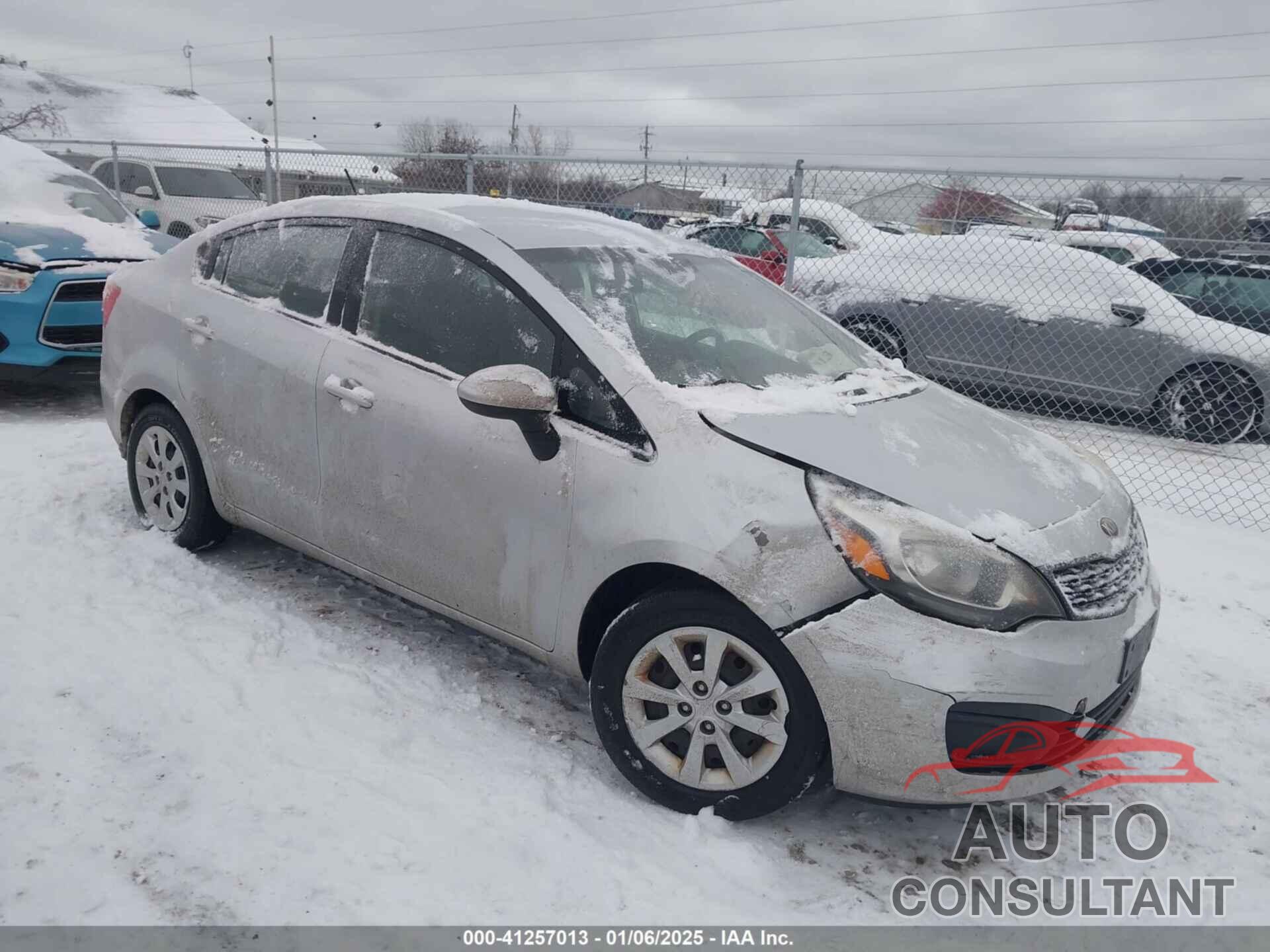 KIA RIO 2013 - KNADM4A31D6211505