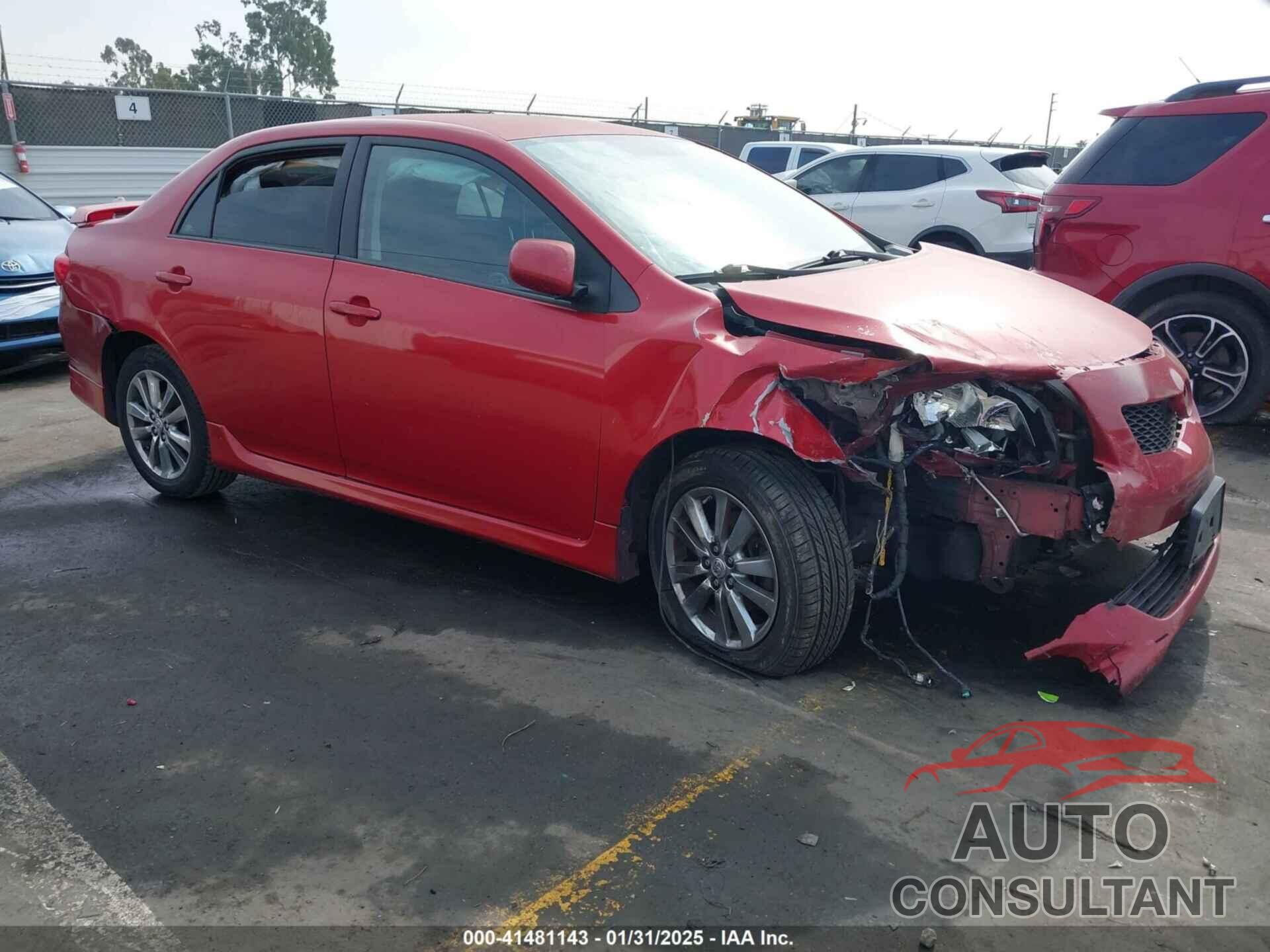 TOYOTA COROLLA 2009 - 1NXBU40E49Z101656