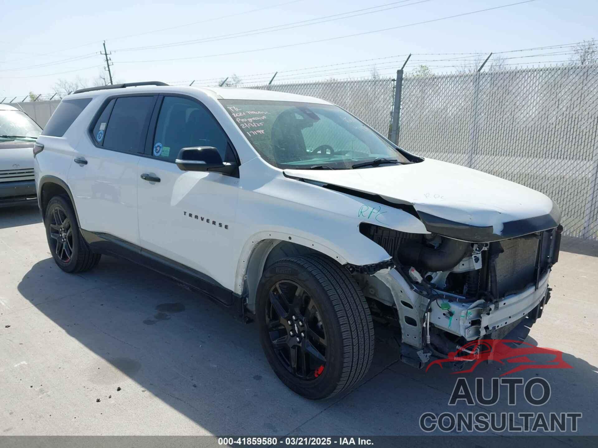 CHEVROLET TRAVERSE 2021 - 1GNERKKW4MJ164822
