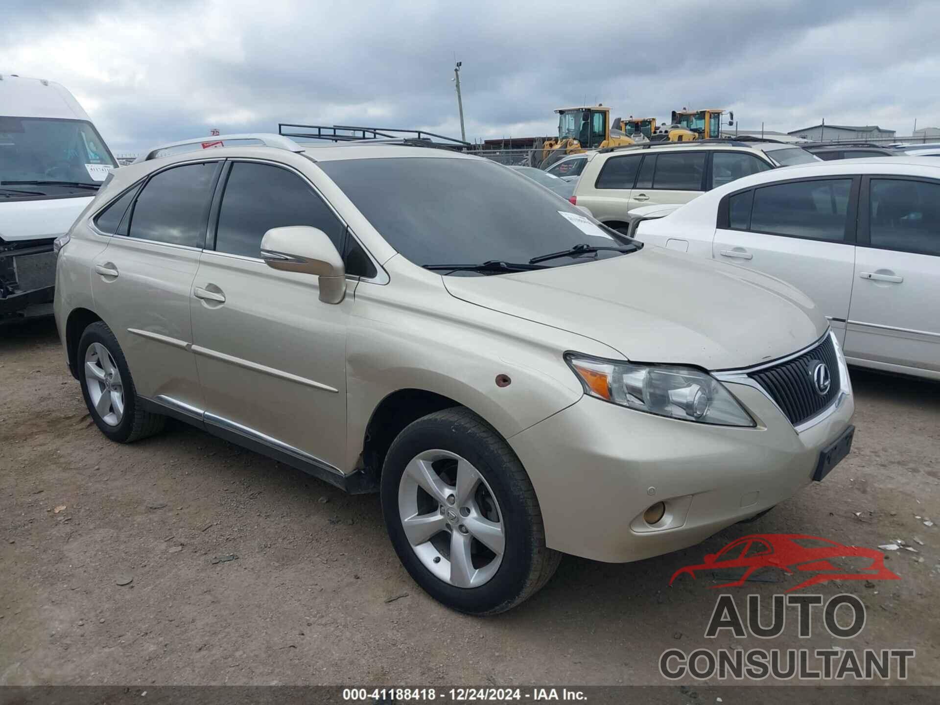 LEXUS RX 350 2011 - 2T2BK1BA5BC110755